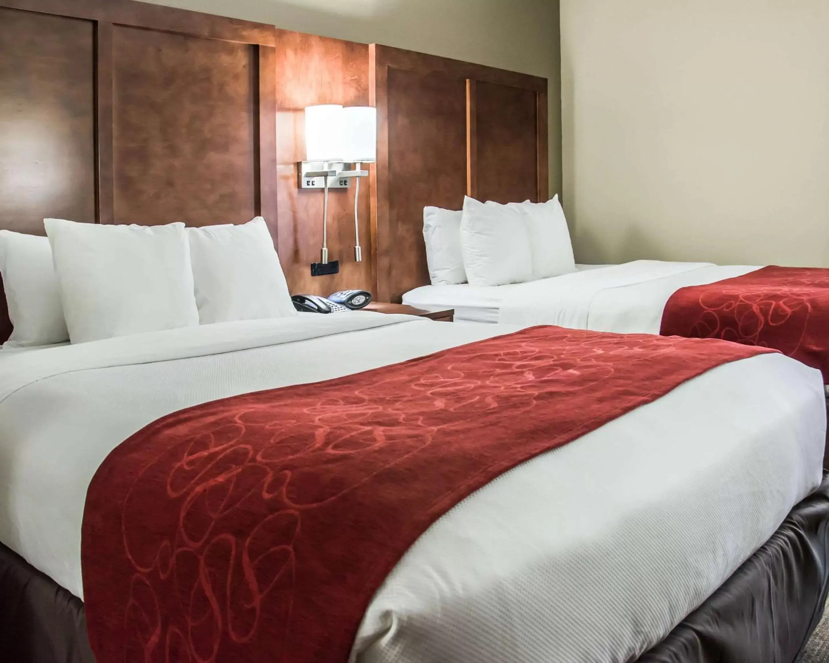 Photo of the whole room, Bed in Comfort Suites Research Park - University