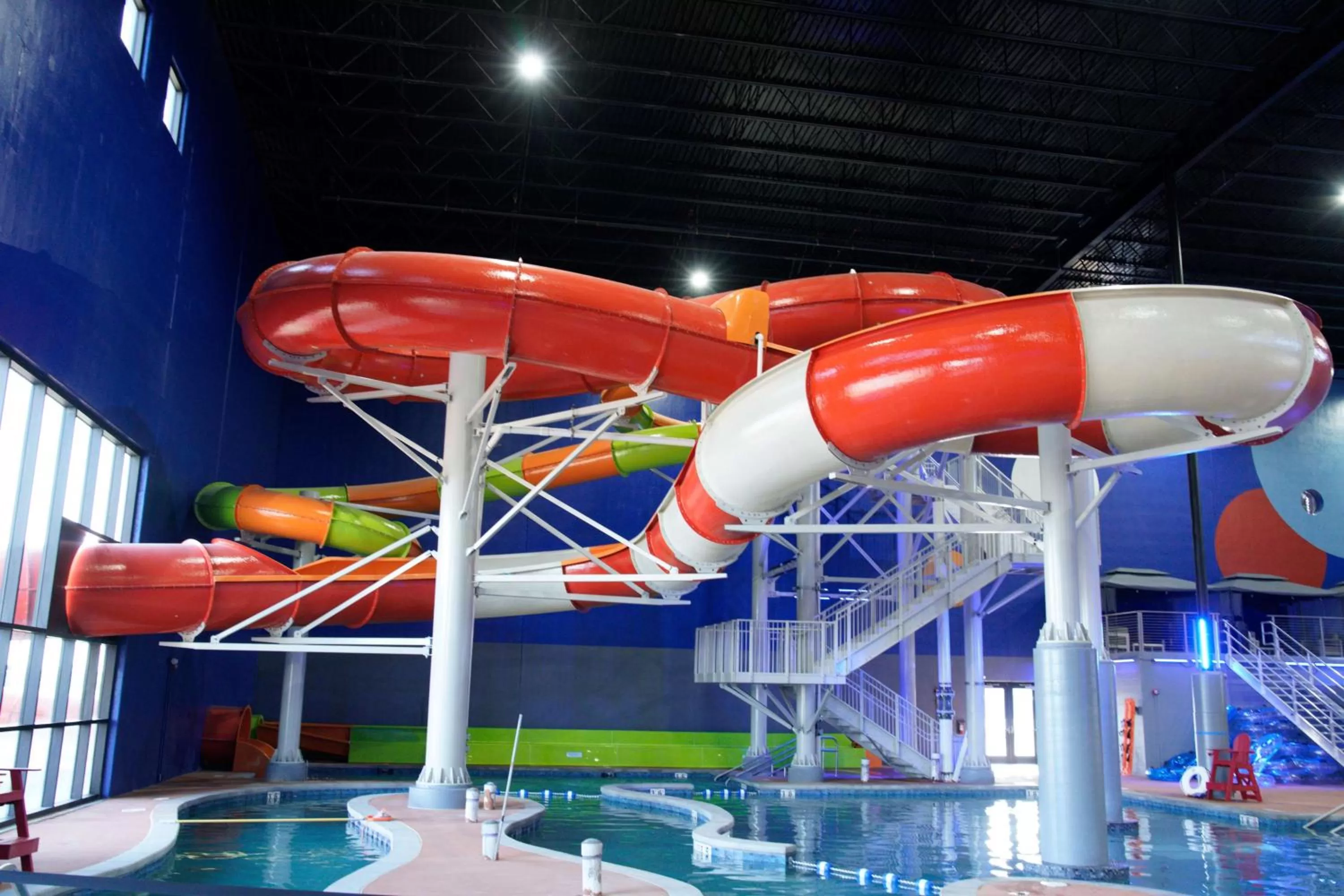 Pool view in Hampton Inn West Wichita Goddard