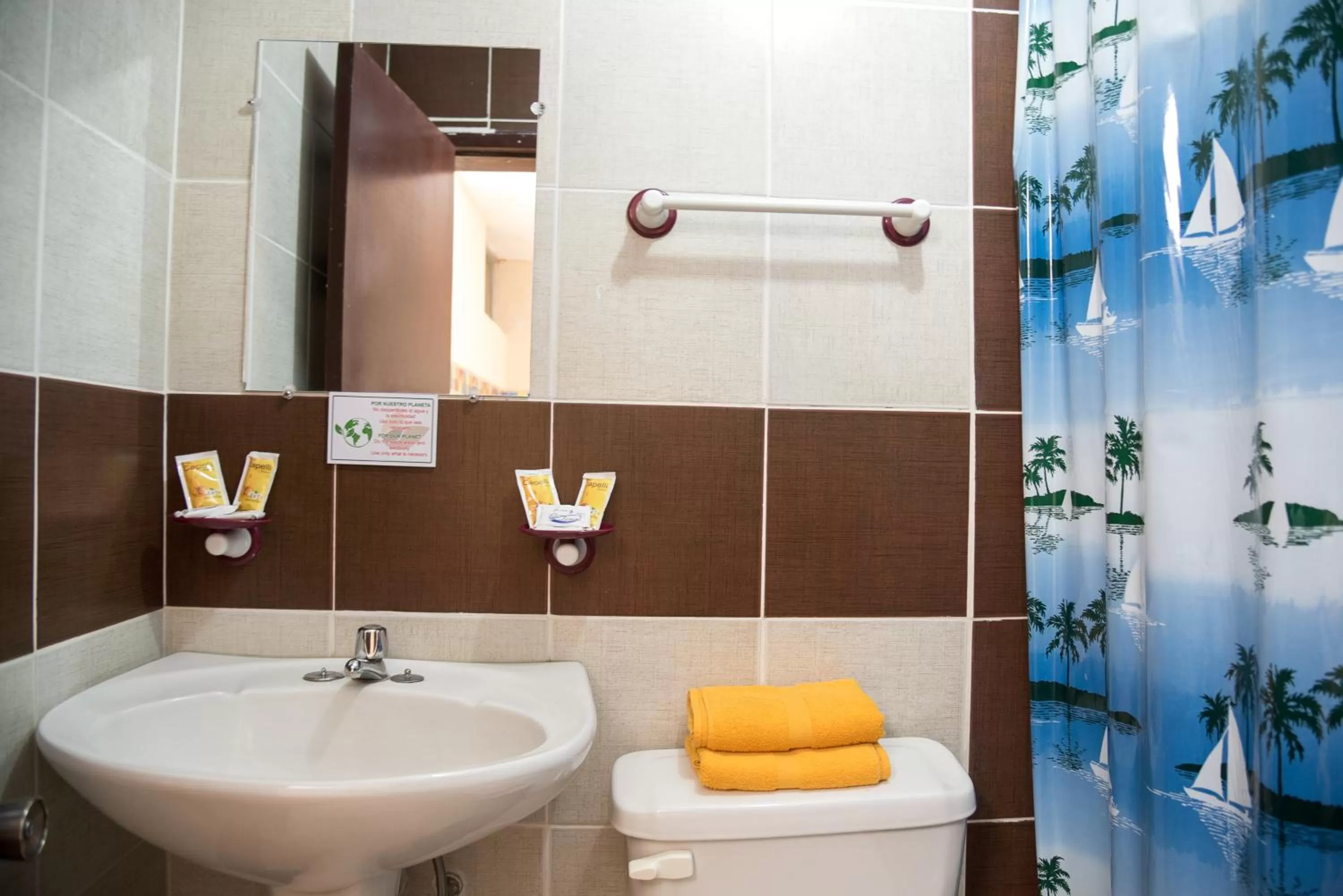 Bathroom in Hotel Flor de Oriente