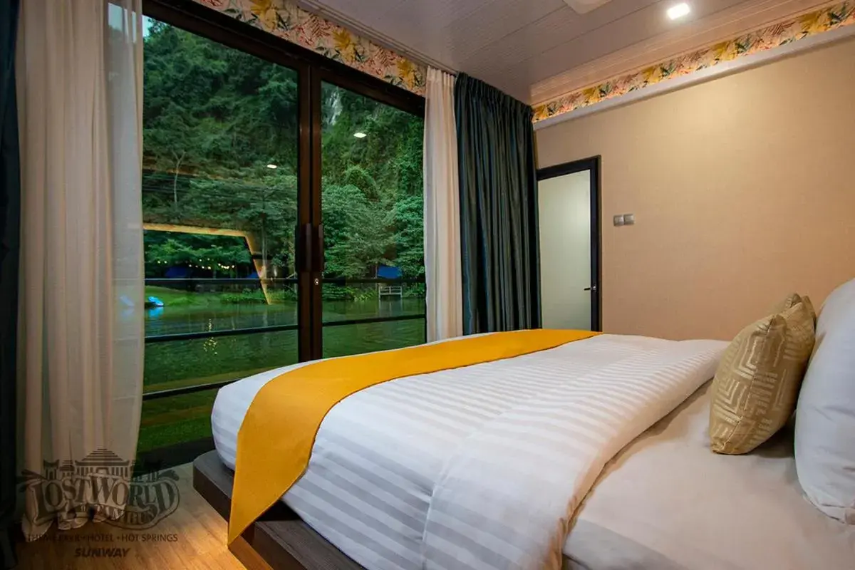 Bed in Sunway Lost World Hotel