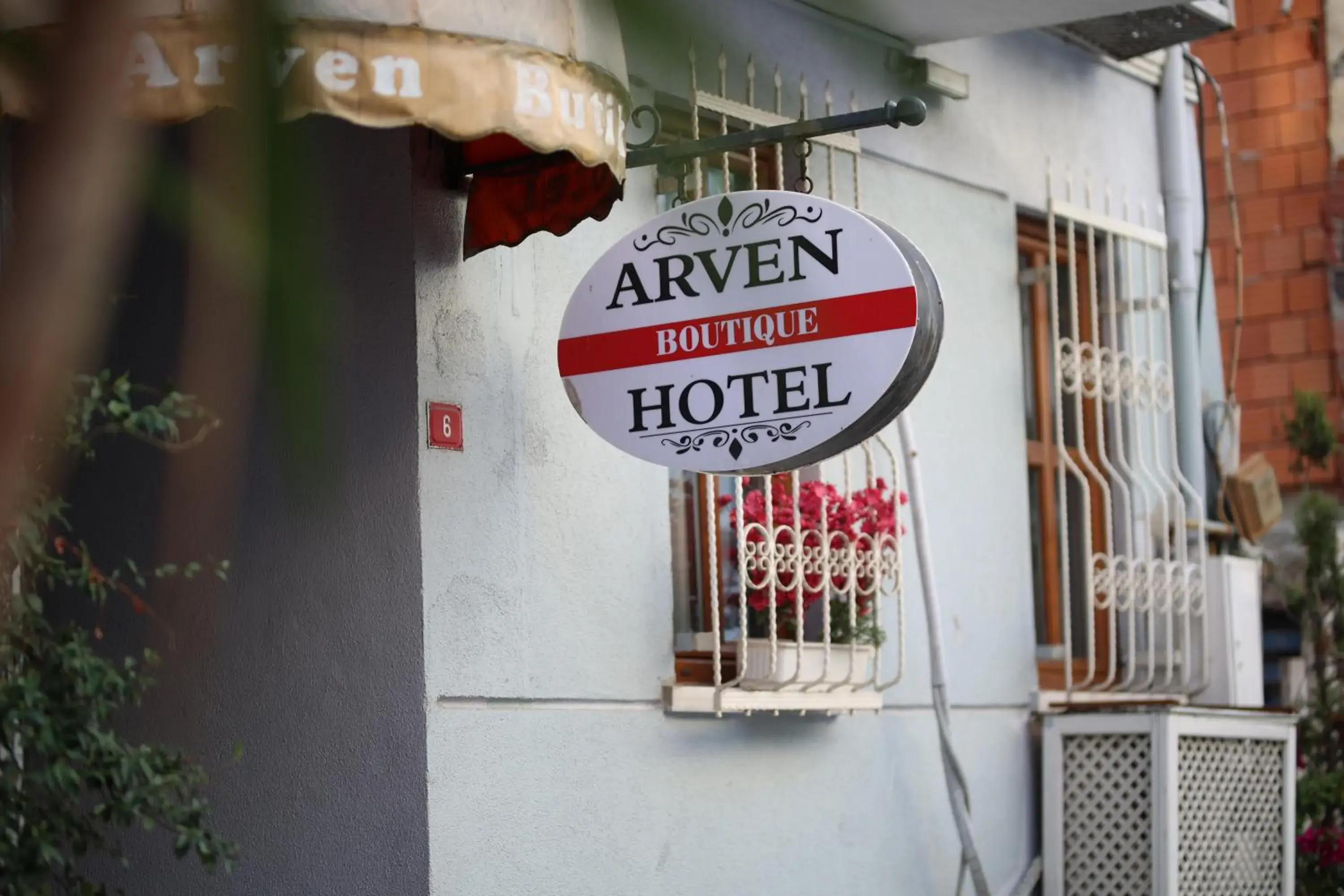 Property logo or sign in Arven Boutique Hotel