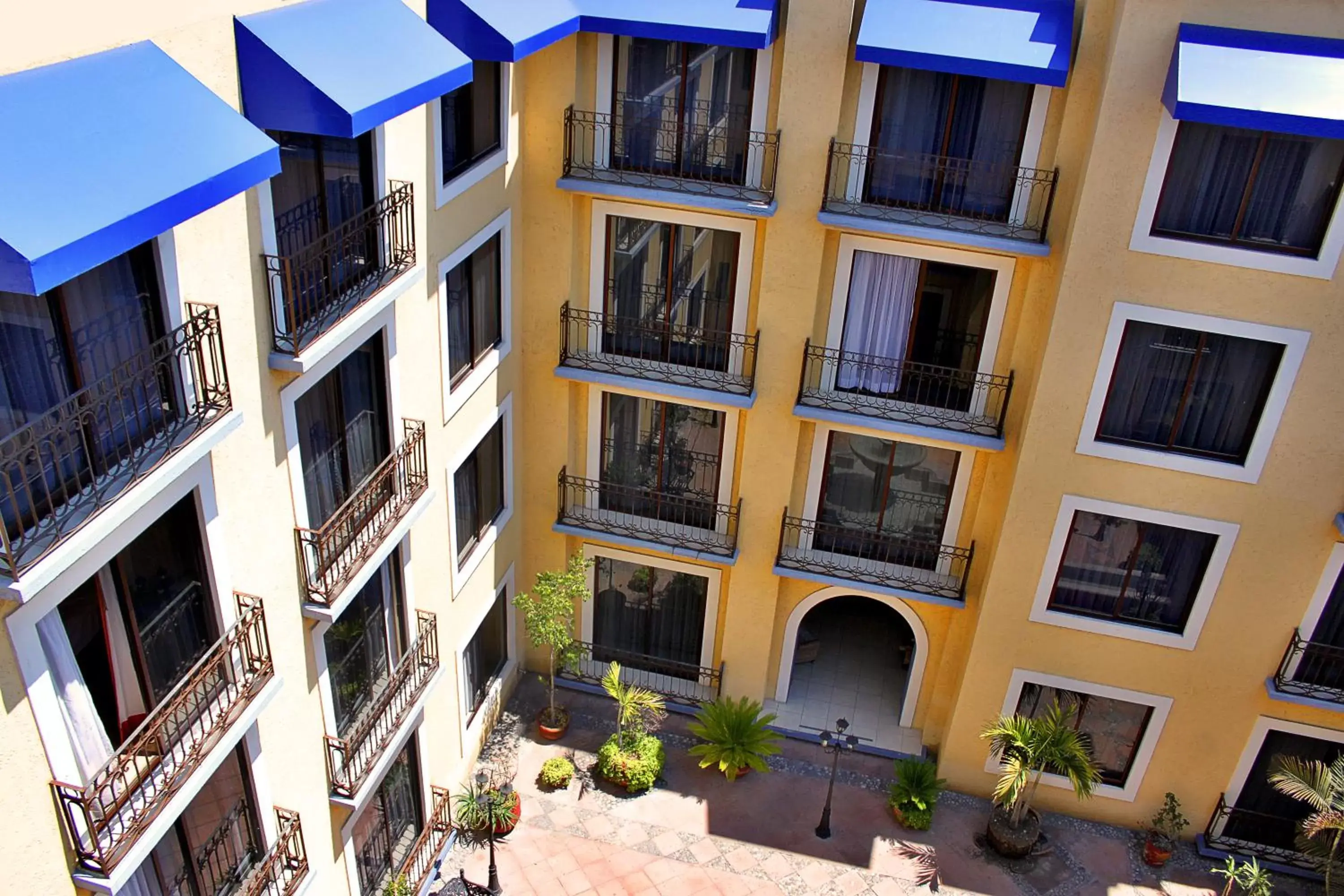 Balcony/Terrace, Property Building in Hotel Casa Real Tehuacan