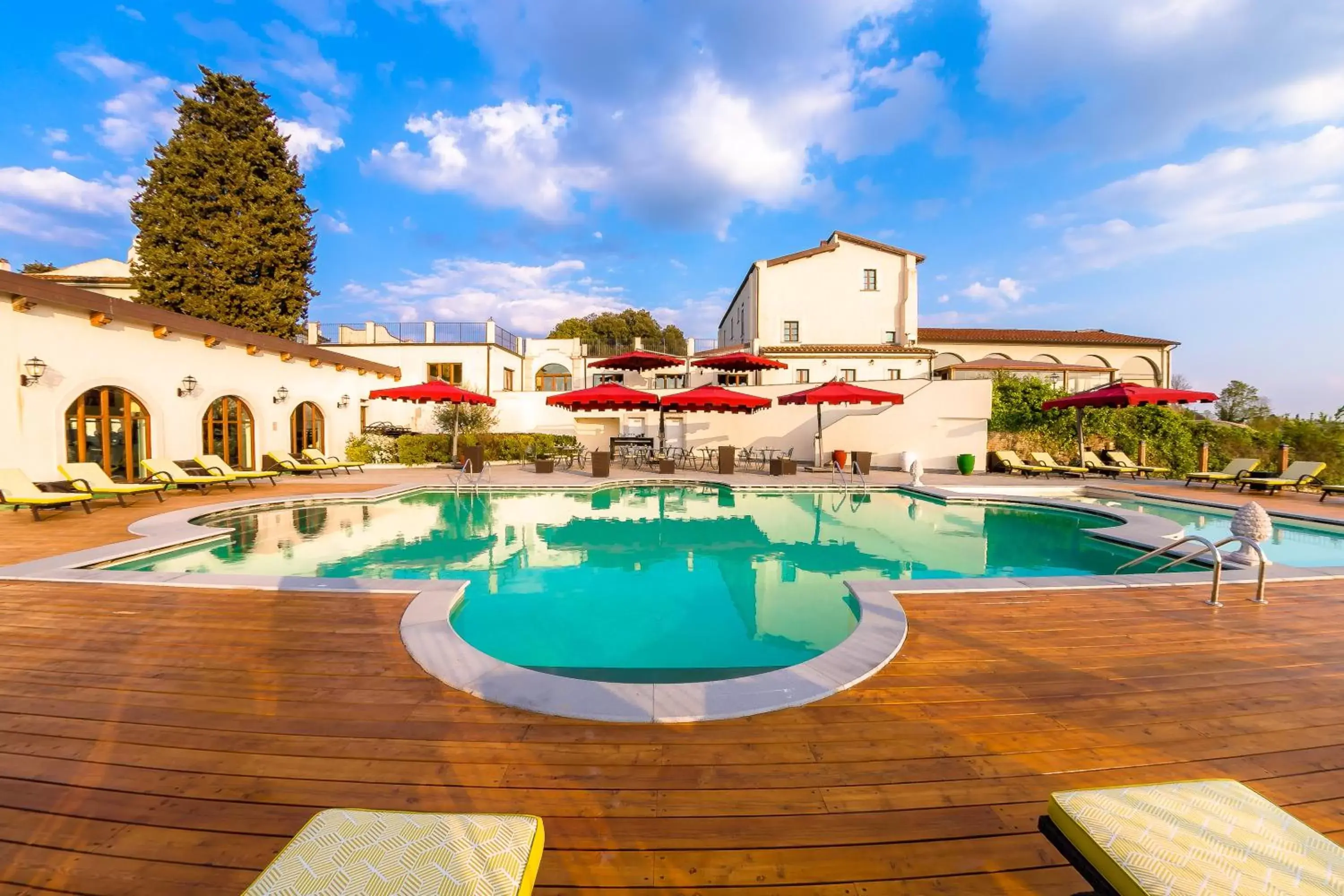 Property building, Swimming Pool in Villa Tolomei Hotel & Resort