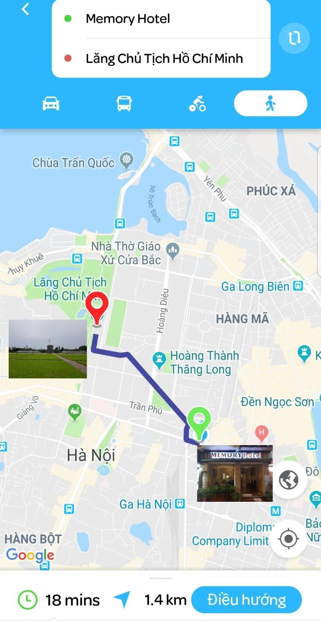 Neighbourhood in Memory Hotel