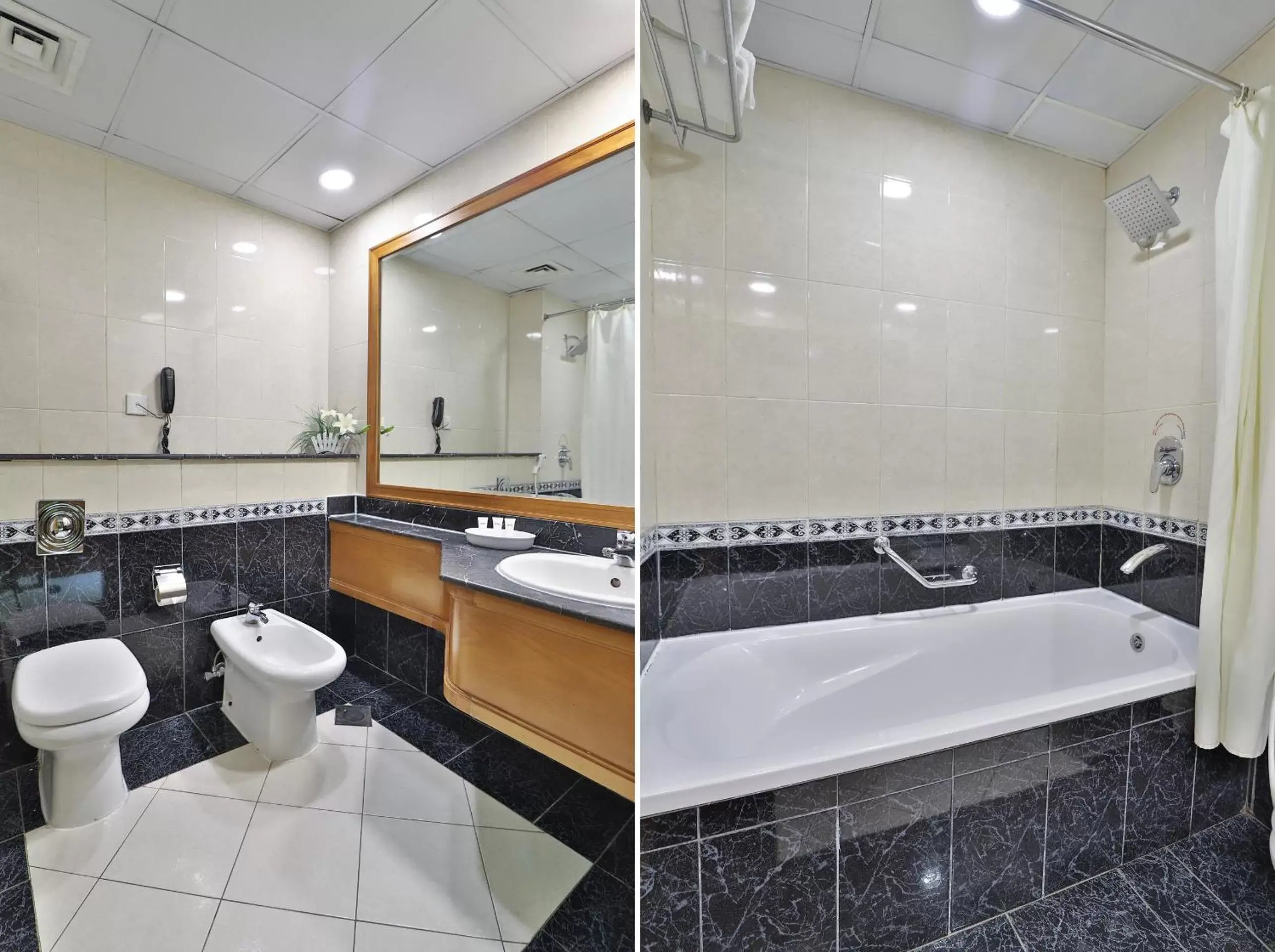 Bathroom in Moon Valley Hotel Apartment - Bur Dubai, Burjuman