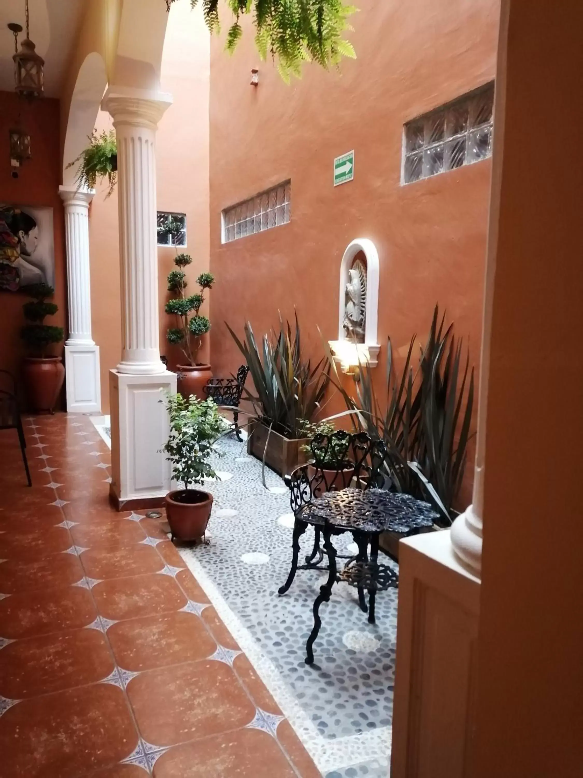 Garden in Hotel Victorina de Híjar