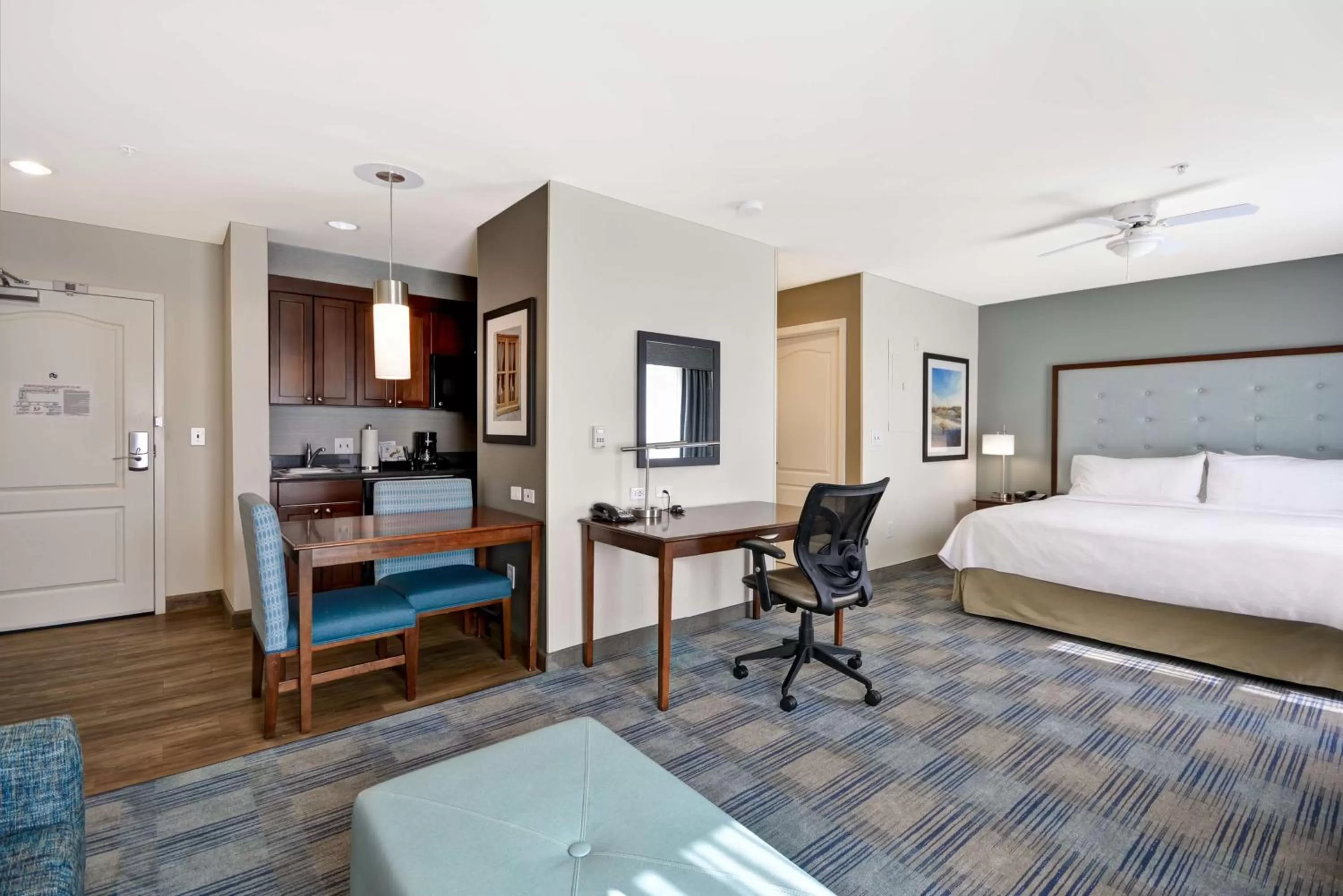 Bedroom, Bed in Homewood Suites by Hilton Wilmington/Mayfaire, NC