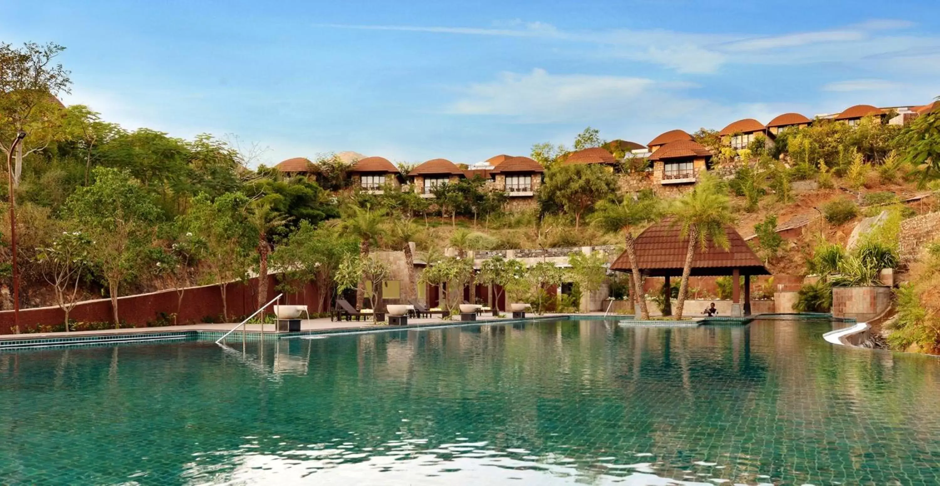 Property building, Swimming Pool in The Ananta Udaipur Resort & Spa