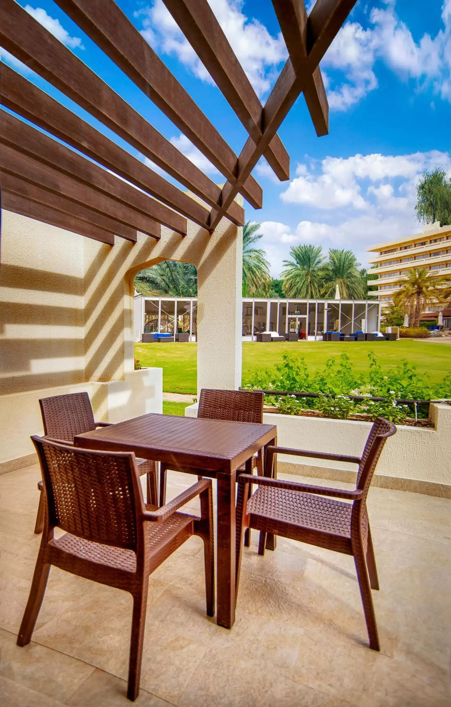 Patio in Radisson Blu Hotel & Resort, Al Ain