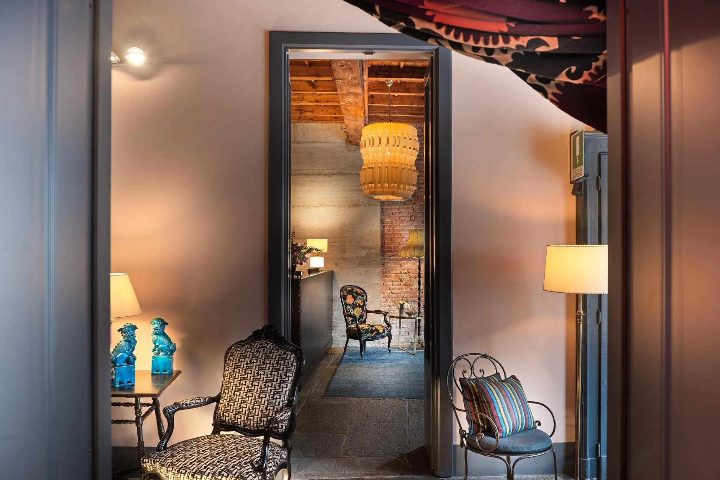 Decorative detail in Maison Borella