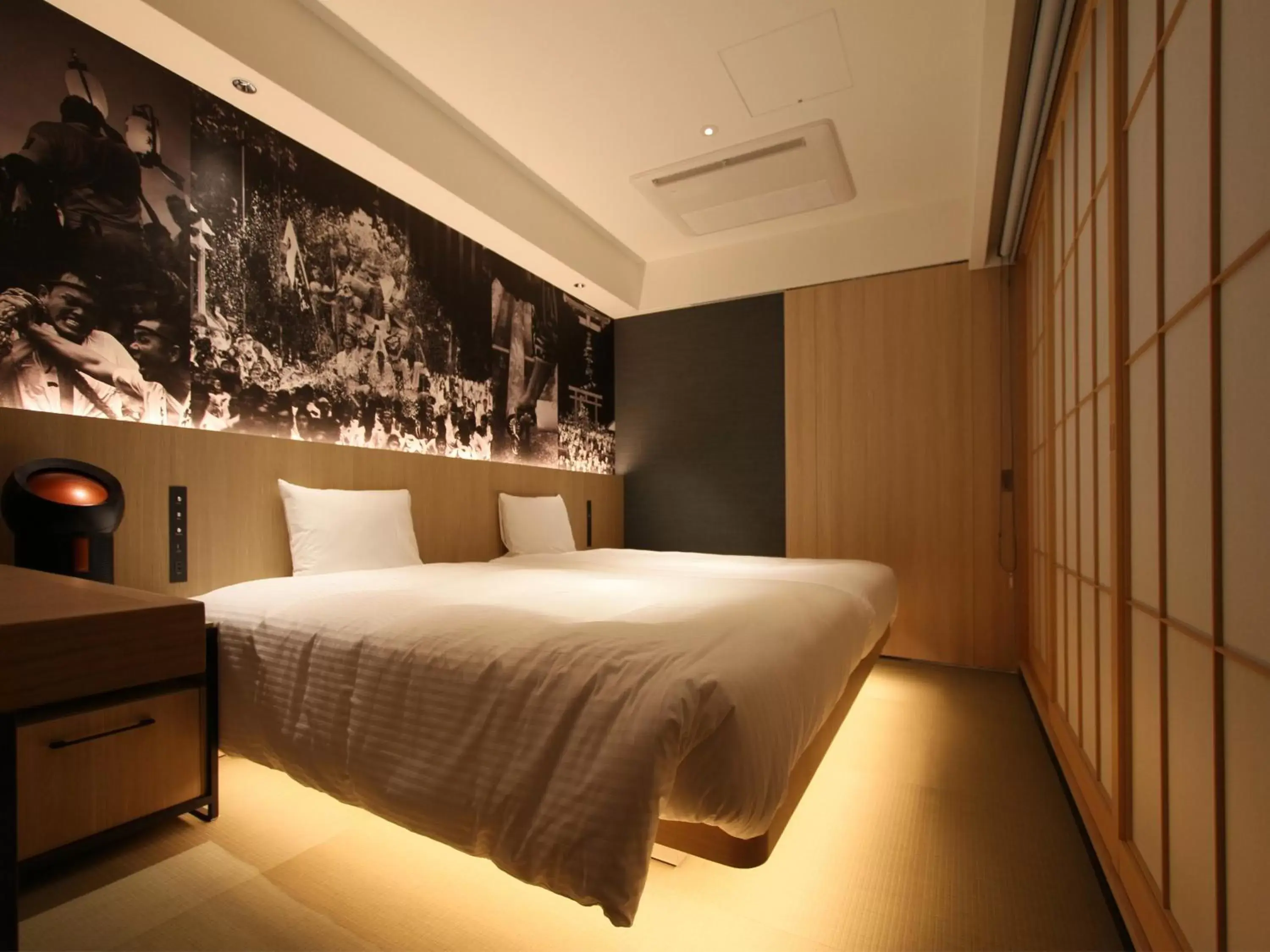 Photo of the whole room, Bed in Hotel Torifito Hakata Gion