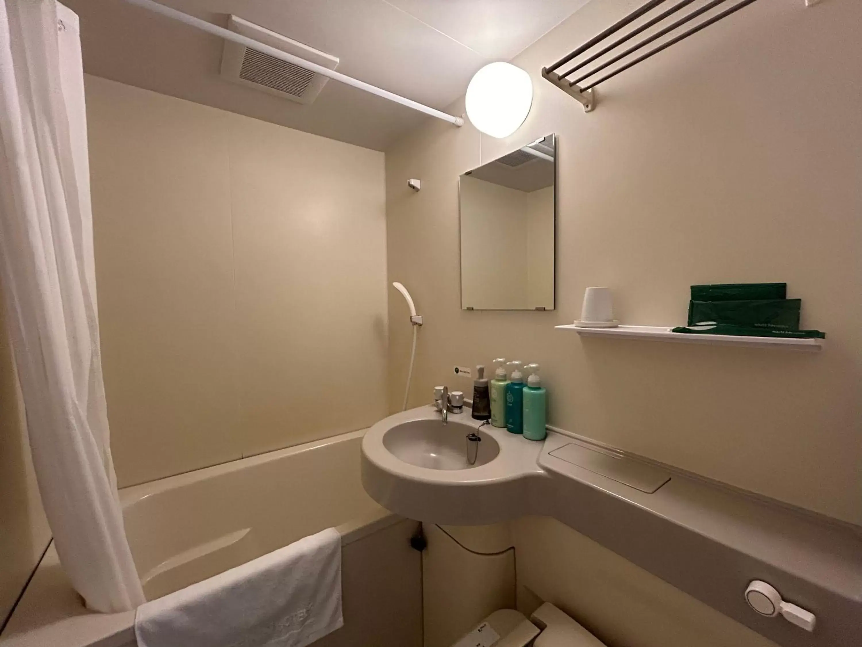 Photo of the whole room, Bathroom in Hotel Route-Inn Nagoya Sakae