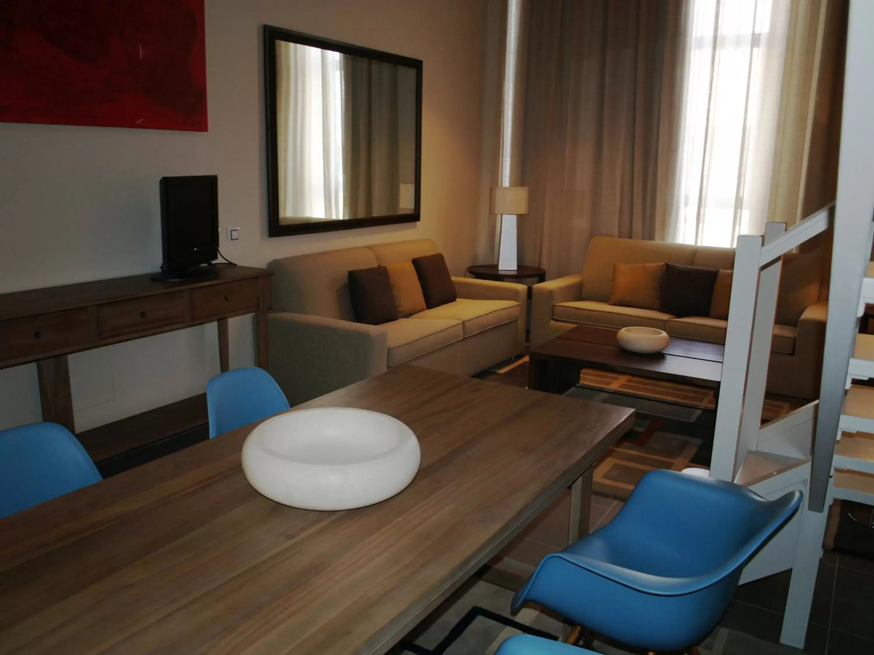 Seating Area in Eco Alcalá Suites
