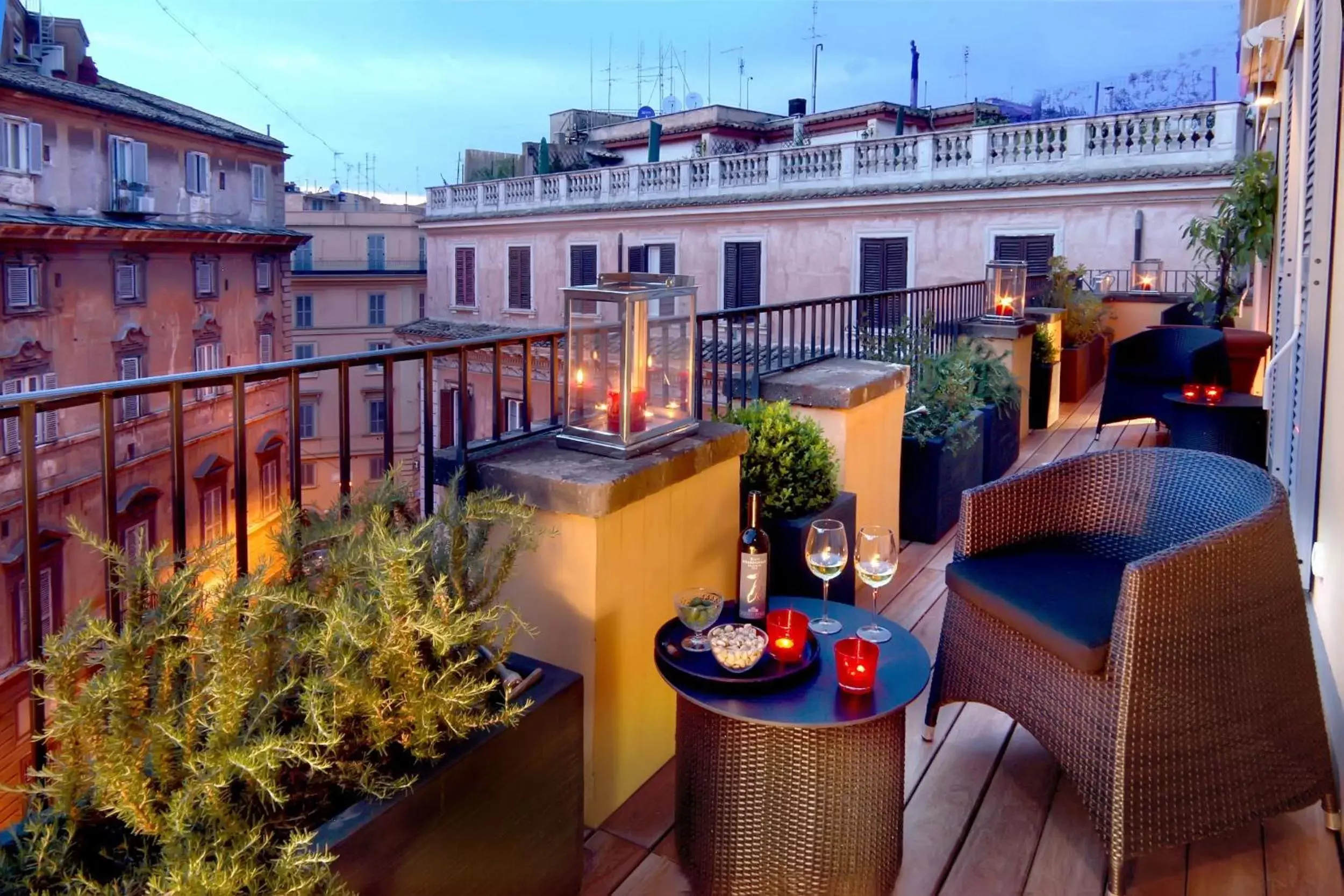 Balcony/Terrace in Hotel Adriano