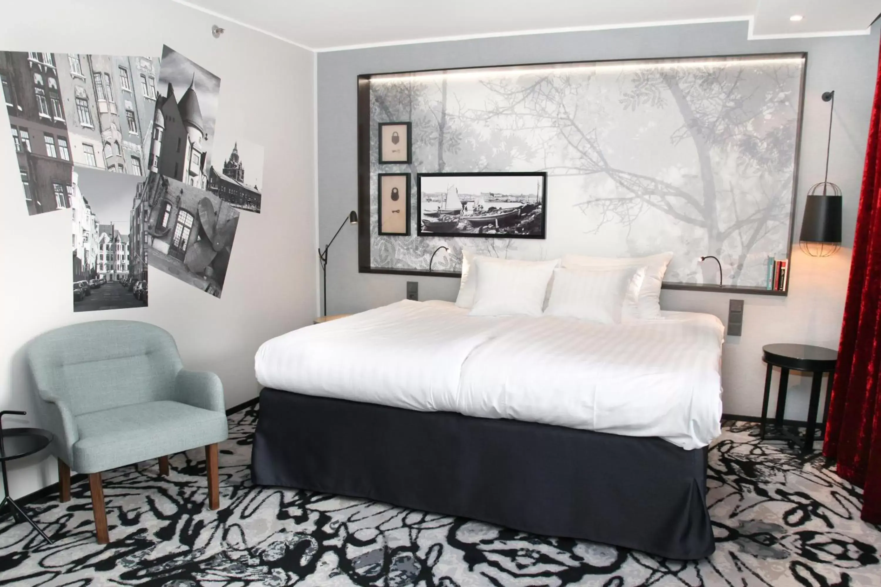 Photo of the whole room, Bed in Hotel Katajanokka, Helsinki, a Tribute Portfolio Hotel