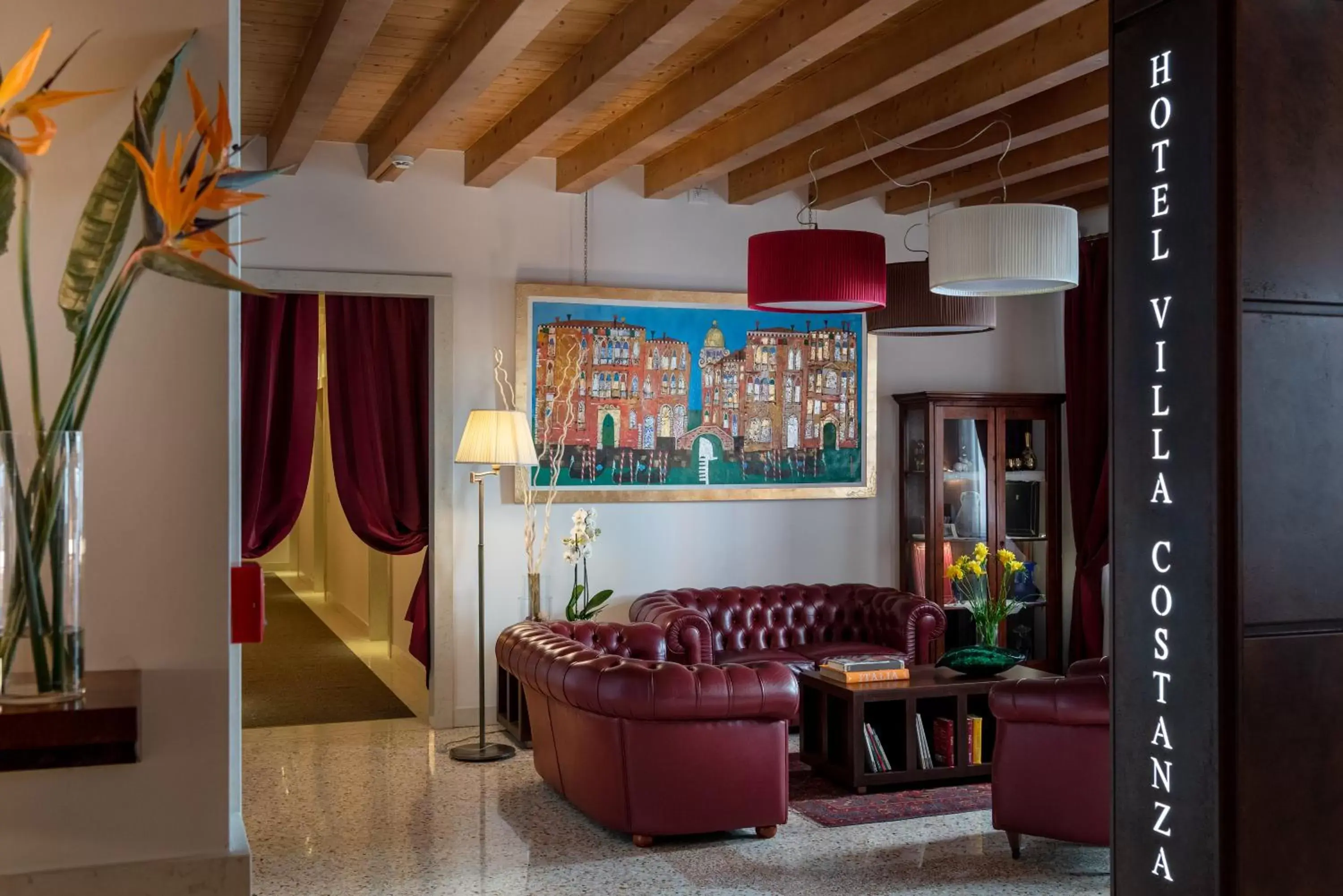 Lobby or reception, Lounge/Bar in UNAWAY Ecohotel Villa Costanza Venezia