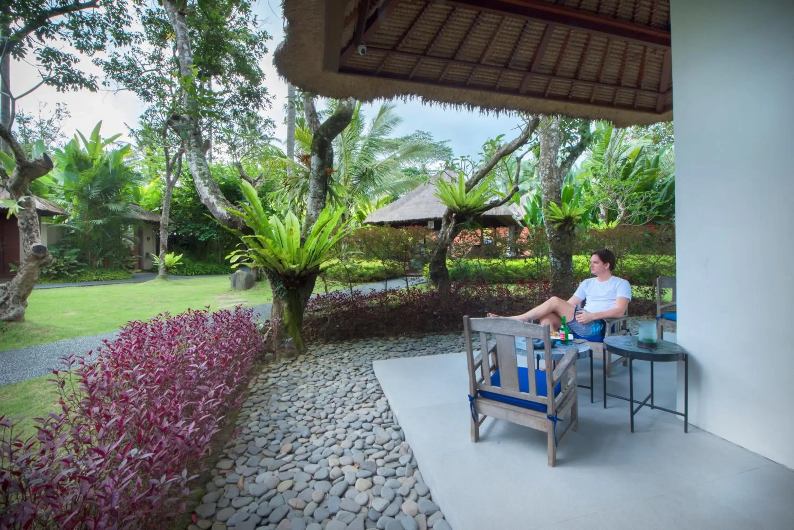 Lounge or bar in Temuku Villas Ubud - CHSE Certified