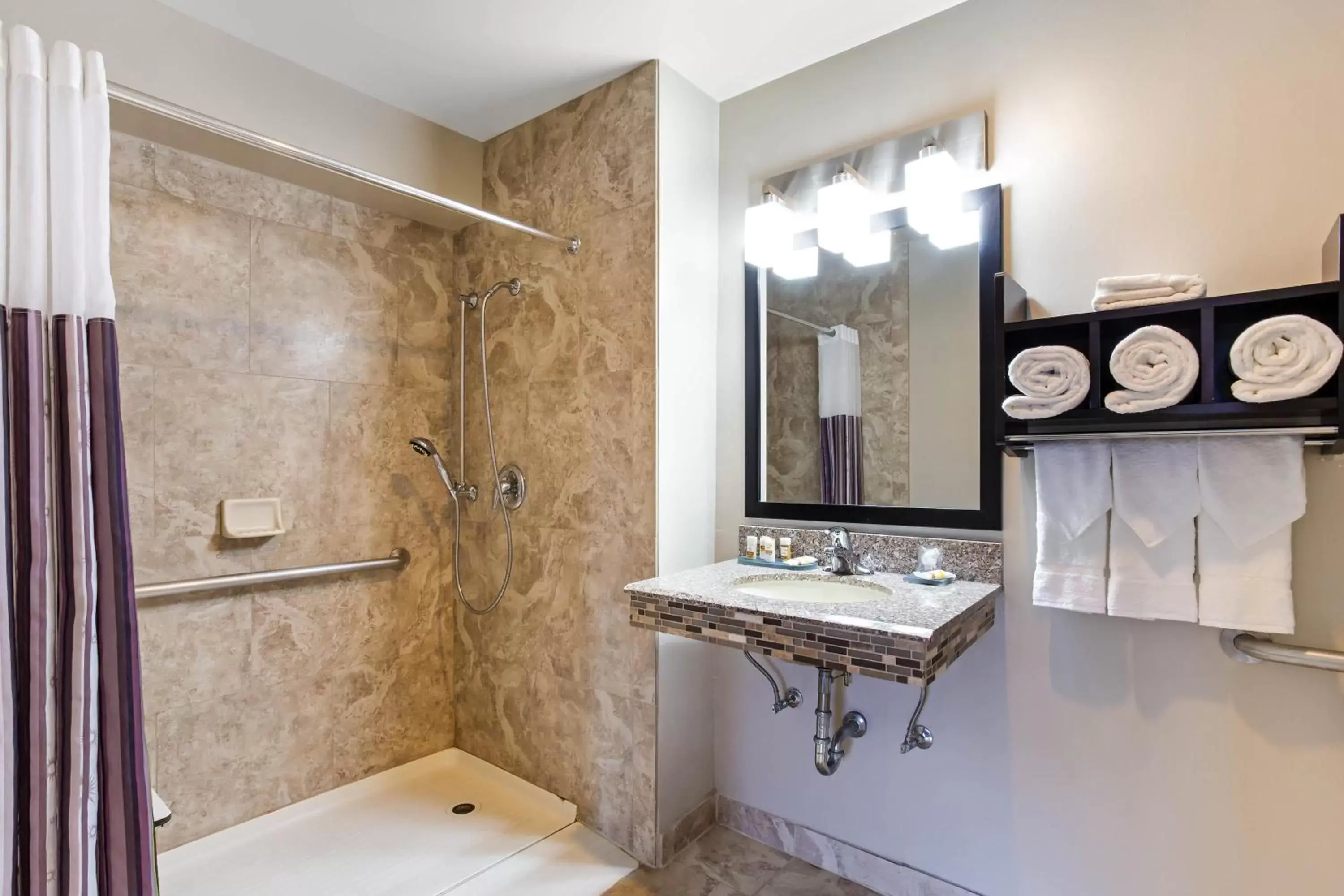 Bathroom in Best Western Plus Hyde Park Chicago Hotel