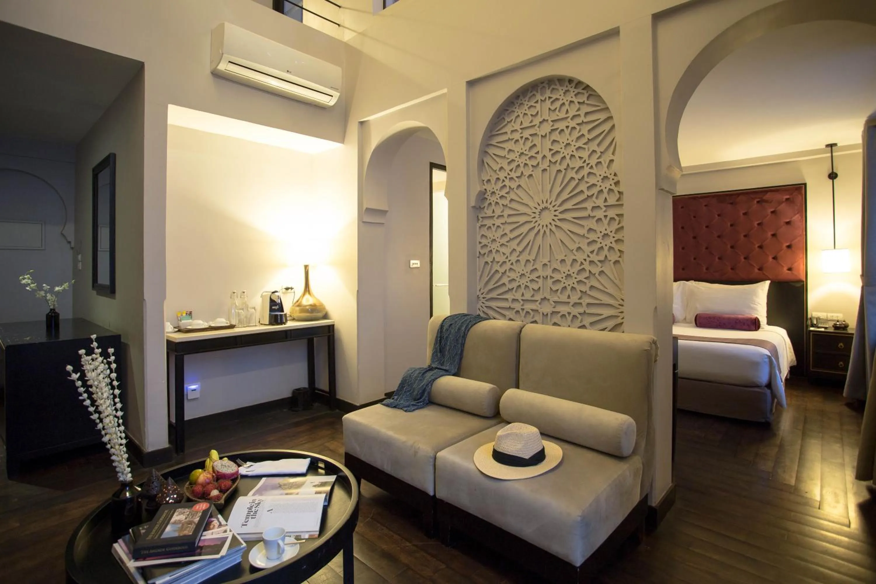 Decorative detail, Bed in Sarai and Wander Resort