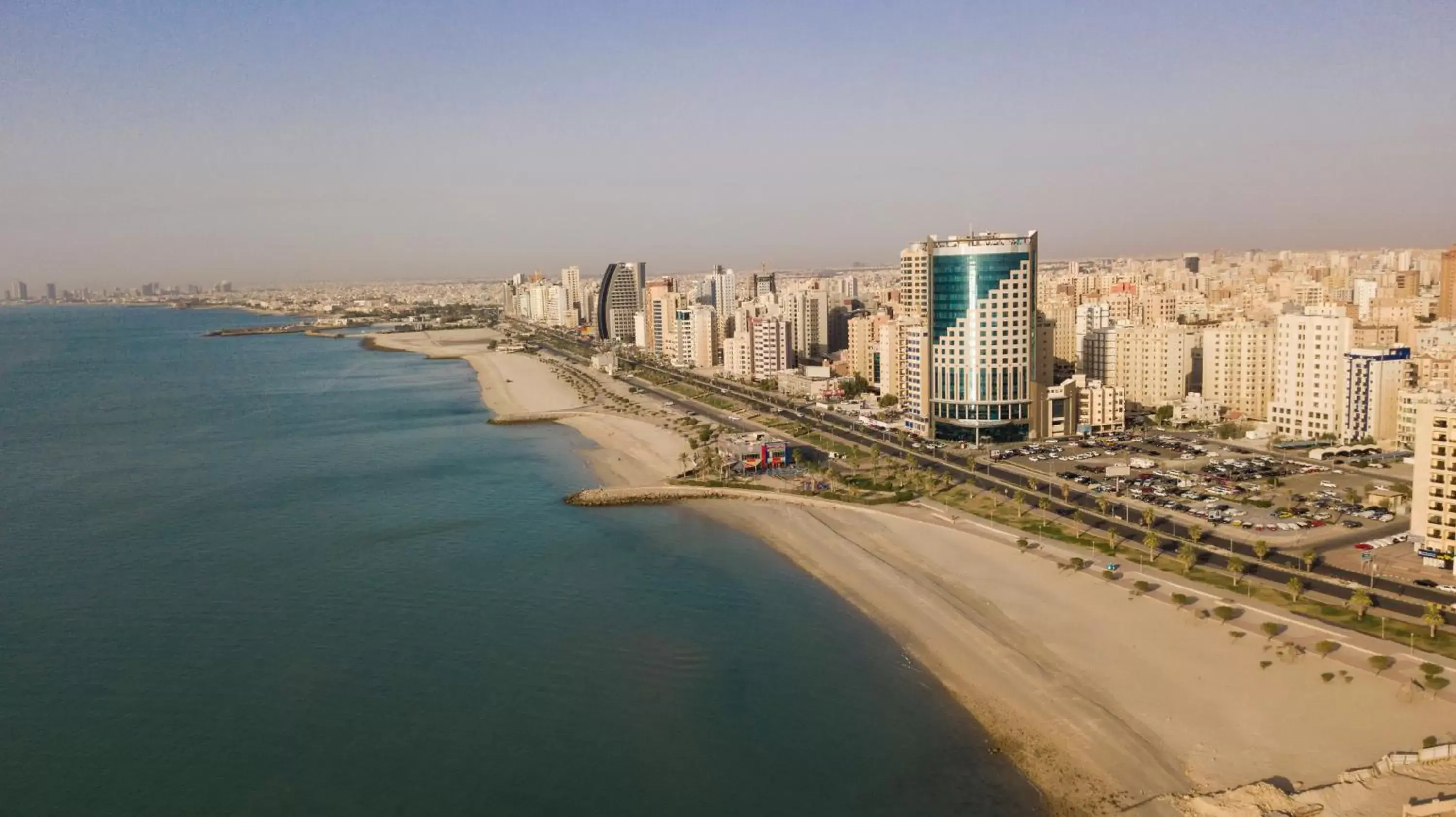 Beach, Bird's-eye View in Grand Hotel