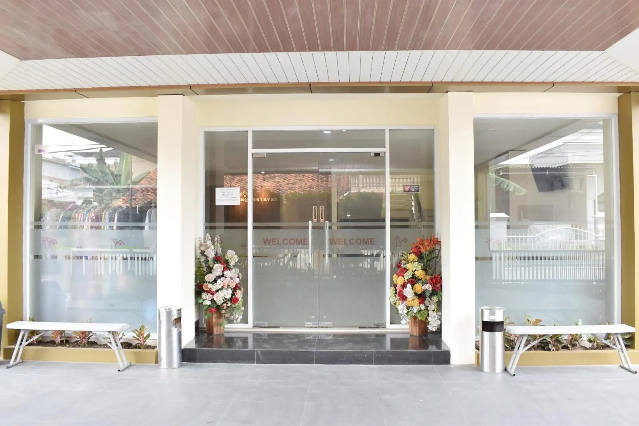 Facade/entrance in Homestay 82 Syariah Palembang Facade/entrance in Homestay 82 Syariah Palembang