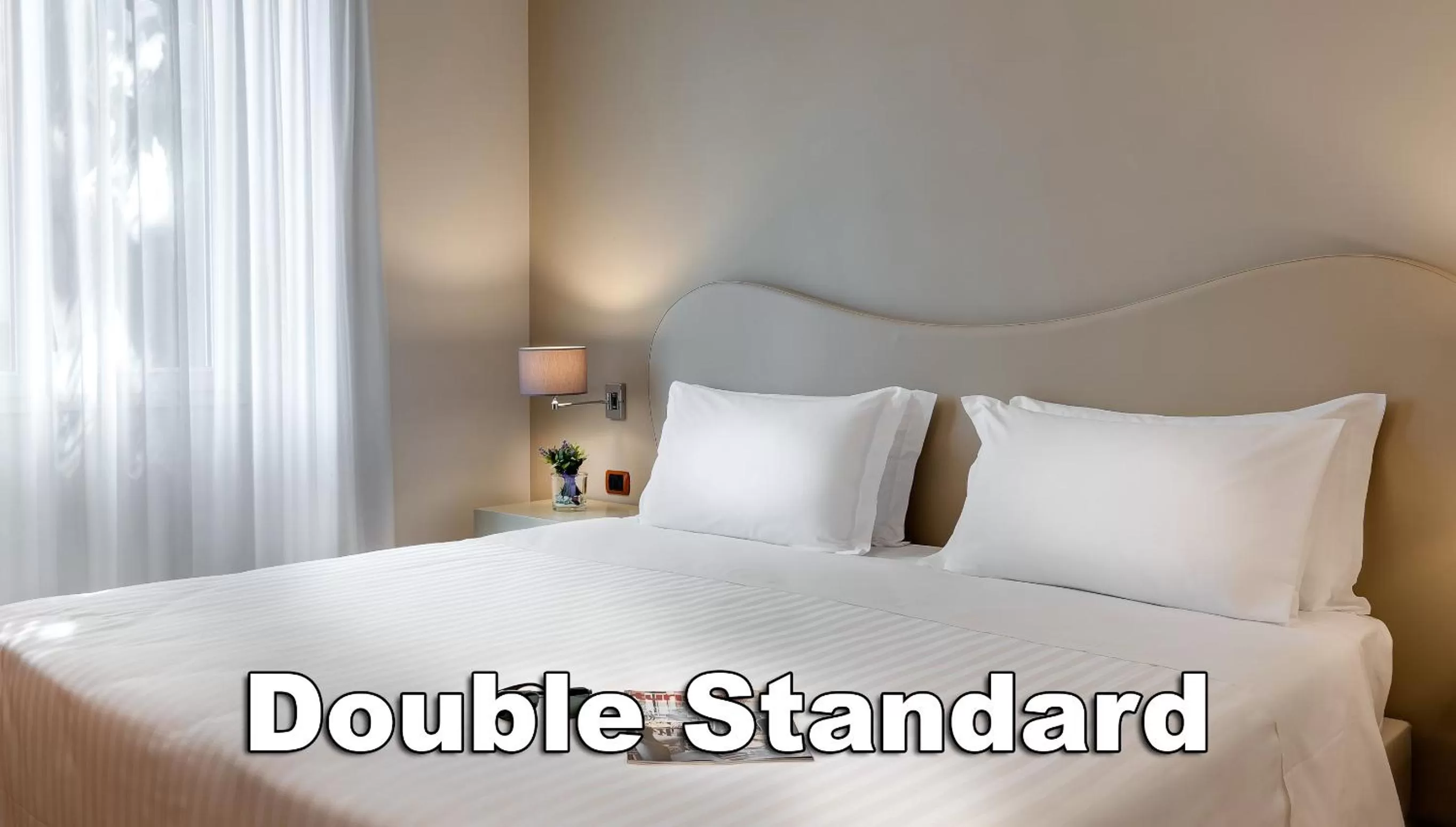 Bed in Hotel La Fortezza