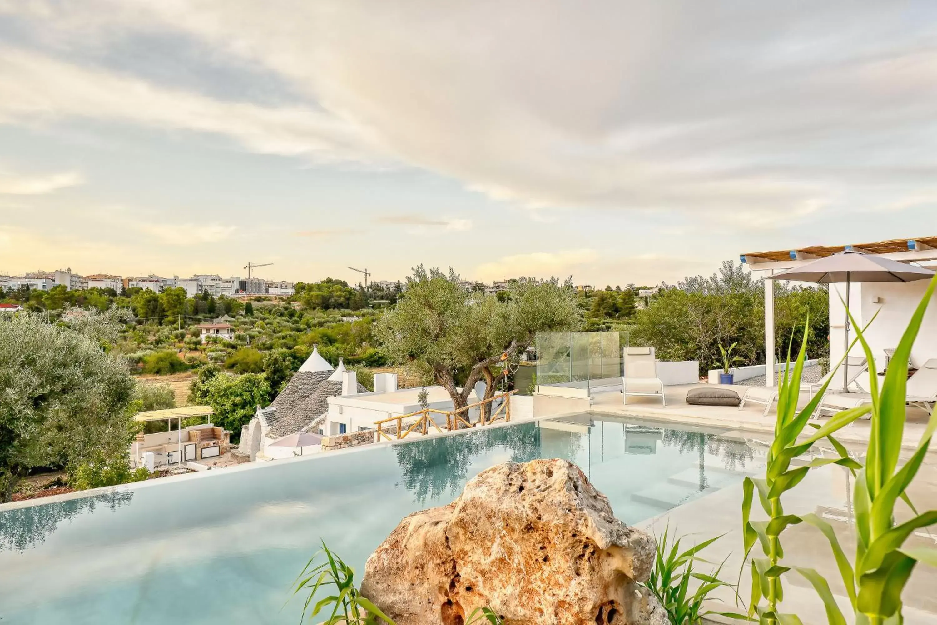 Pool view in Trulli Terra Magica