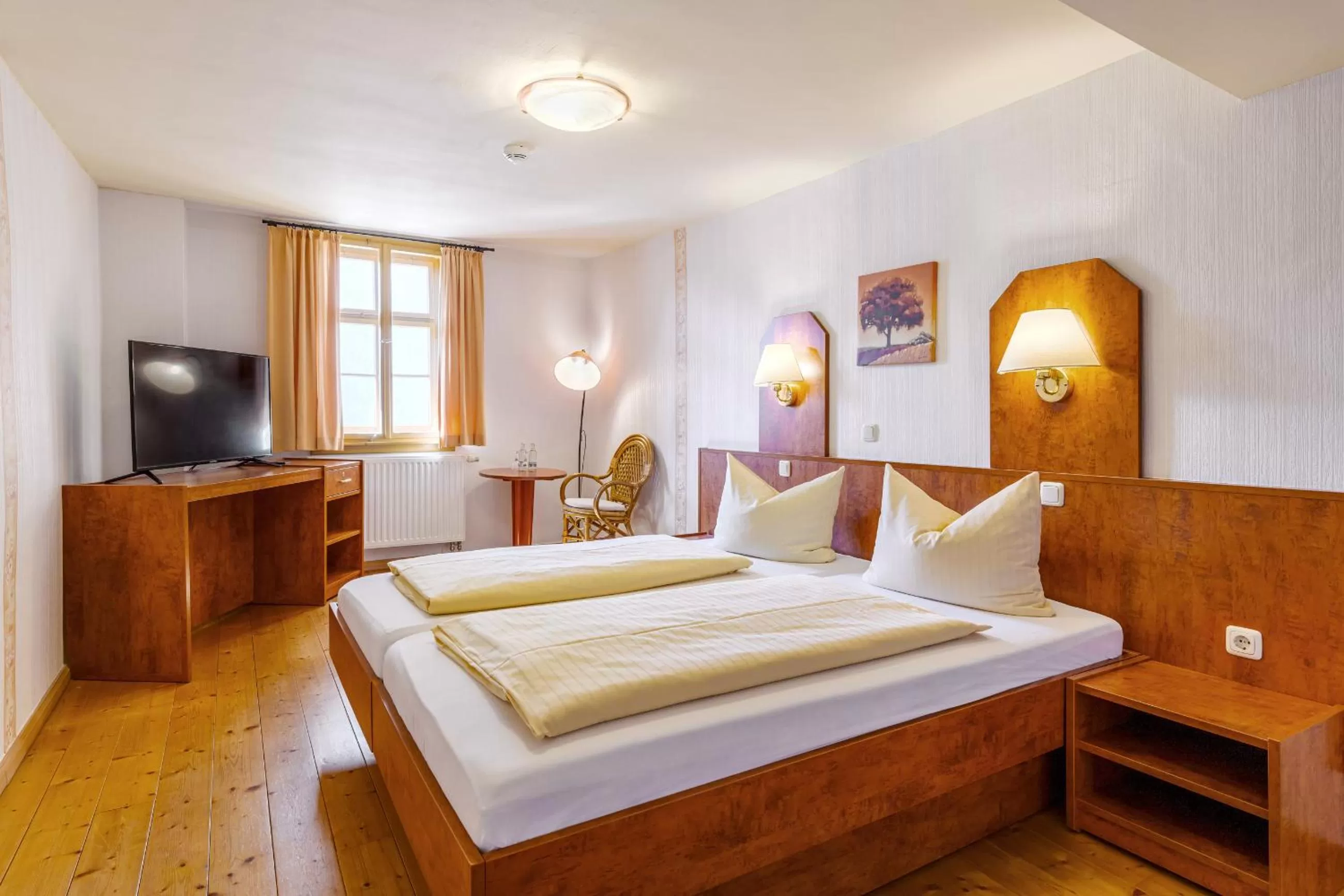 Bed in Watzdorfer Geleitschenke und Herberge