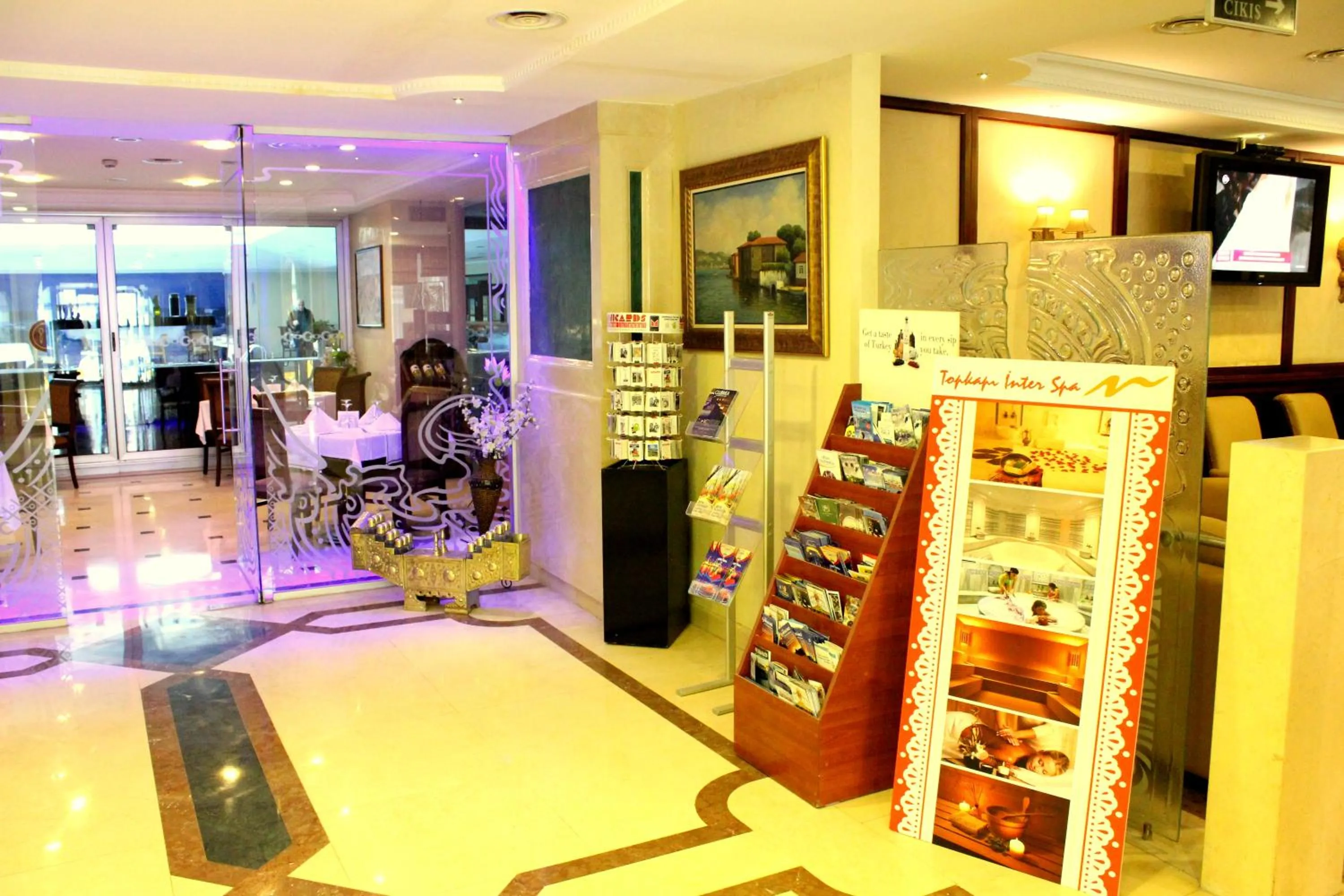 Decorative detail in Topkapi Inter Istanbul Hotel