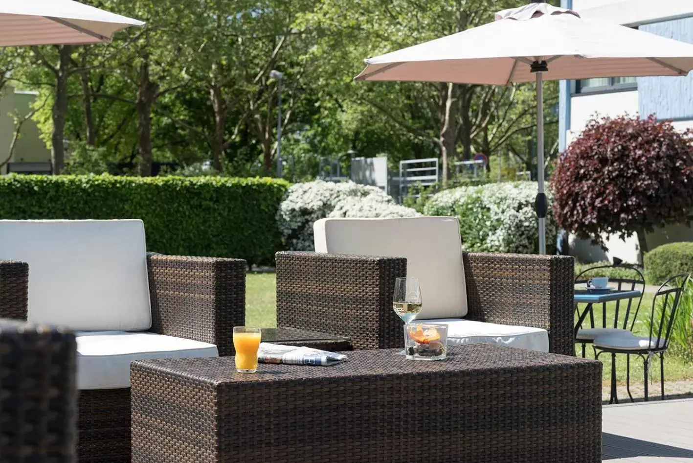 Balcony/Terrace, Patio/Outdoor Area in Mercure Hotel Mannheim am Friedensplatz