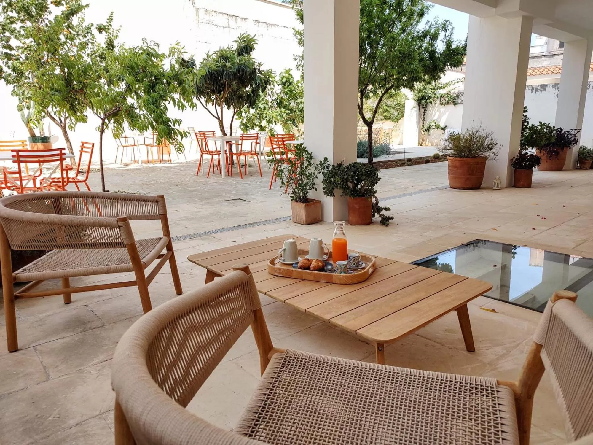 Garden in Canneddi Boutique Farm