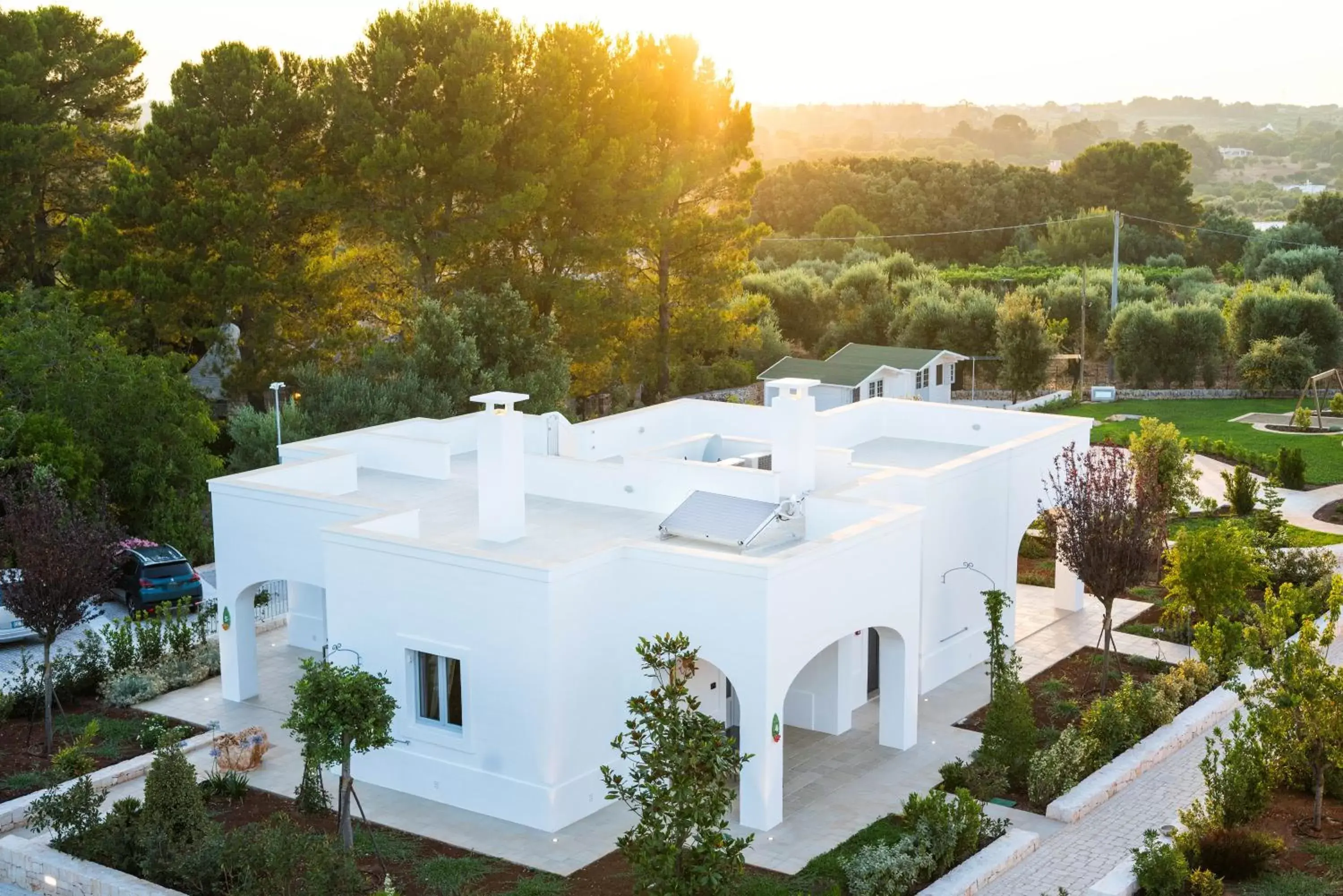 Bird's eye view in Borgo Cozzana