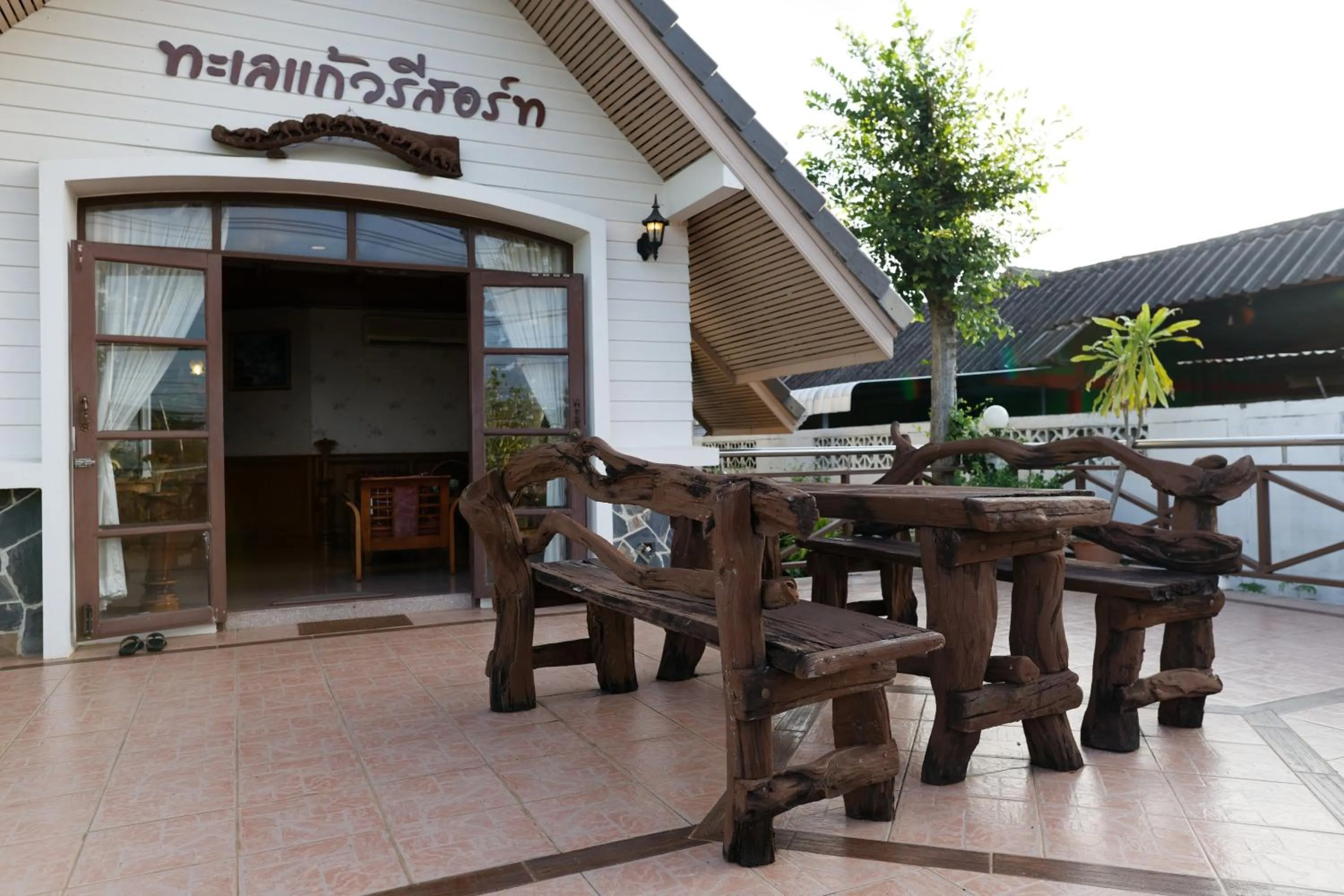Patio in TaLeKaew Resort SHA