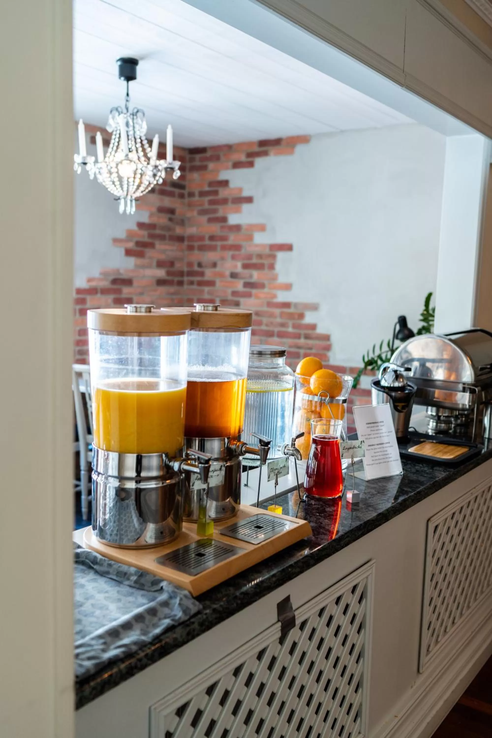 Buffet breakfast in Park Hotel Linköping Fawlty Towers