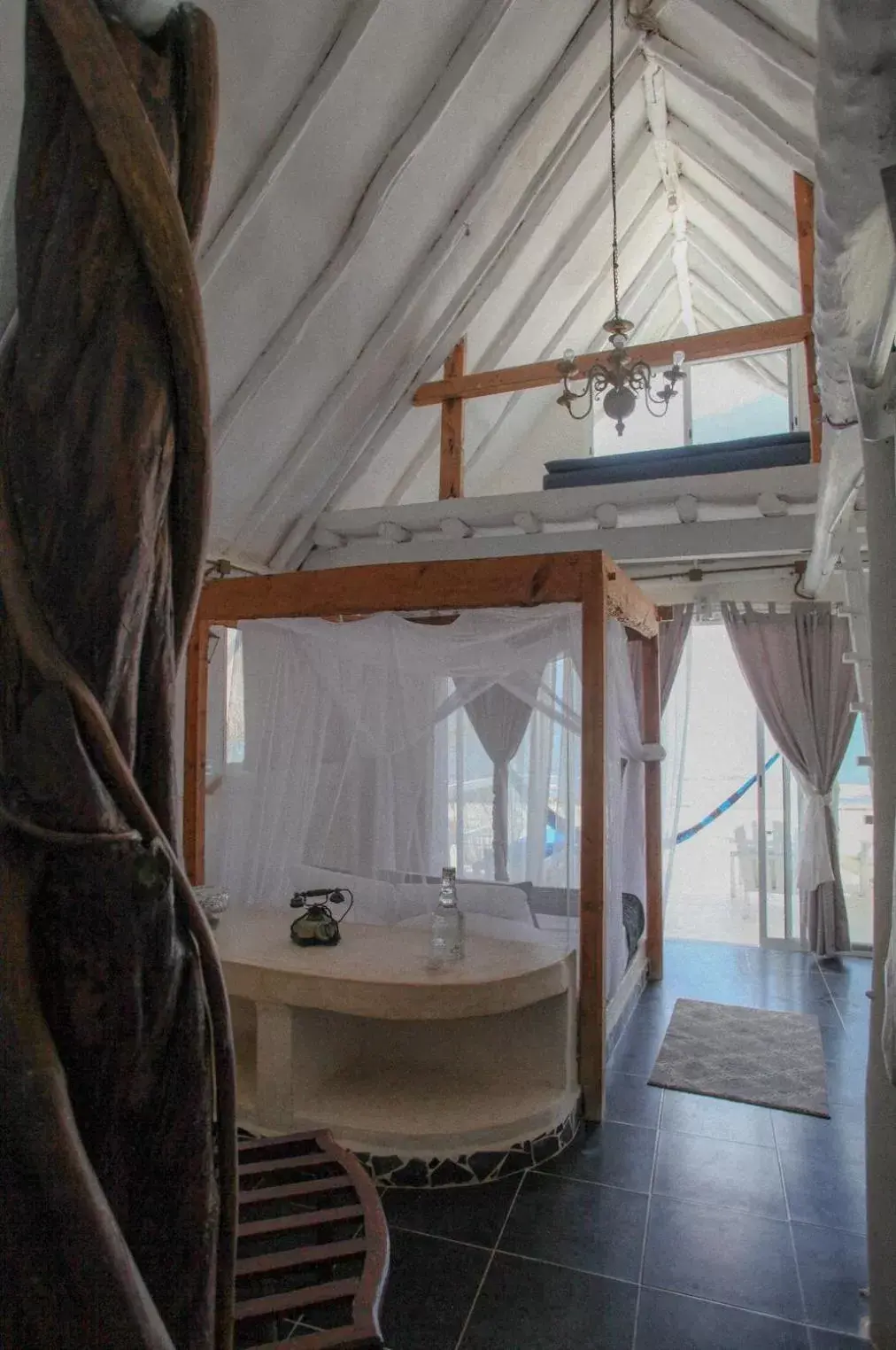 Bedroom in Posada Lamar Tulum Beach Front and Pool