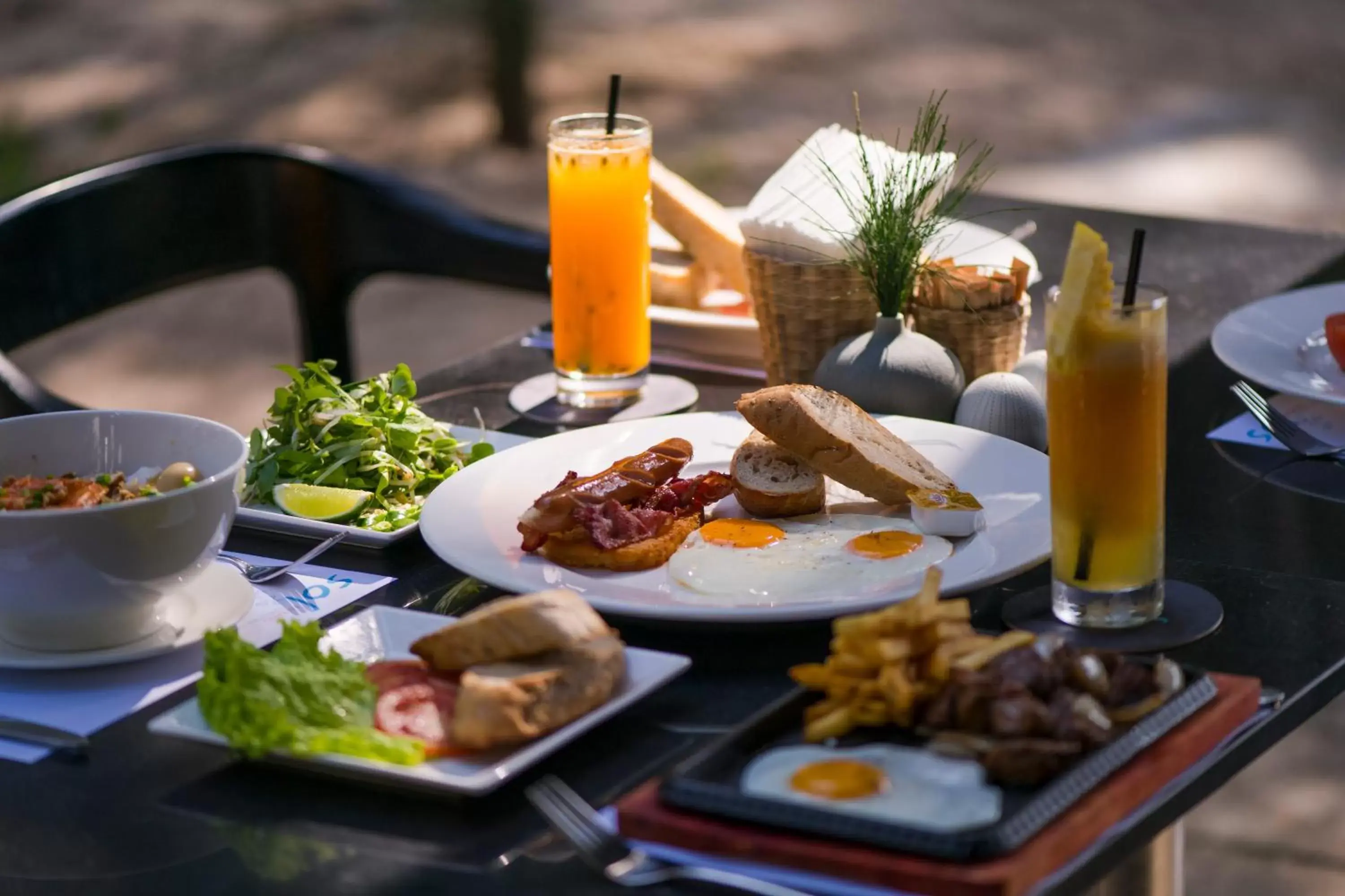 Breakfast in Sol An Bang Beach Resort & Spa Breakfast in Sol An Bang Beach Resort & Spa