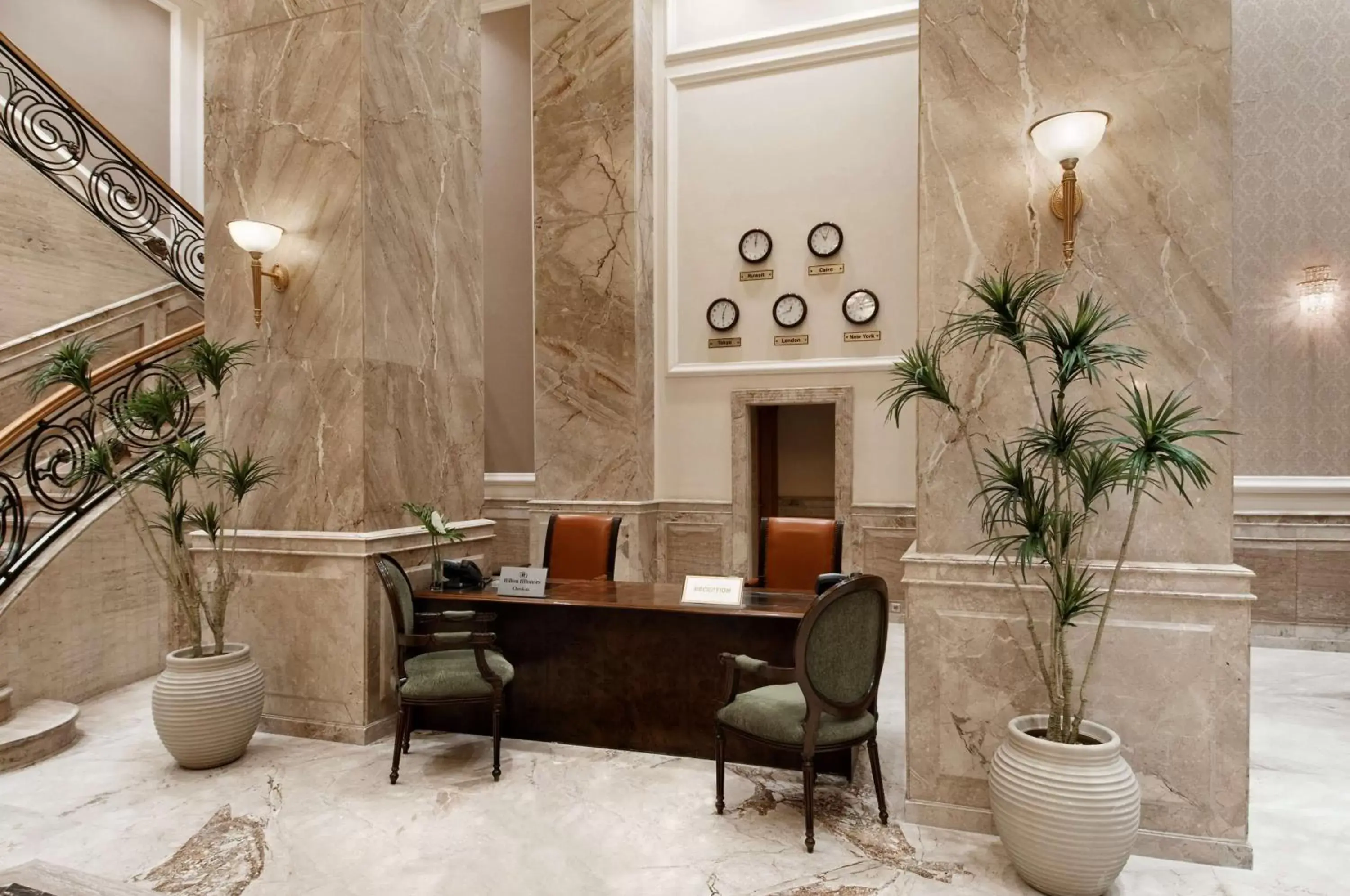 Lobby or reception in Hilton Cairo Zamalek Residences