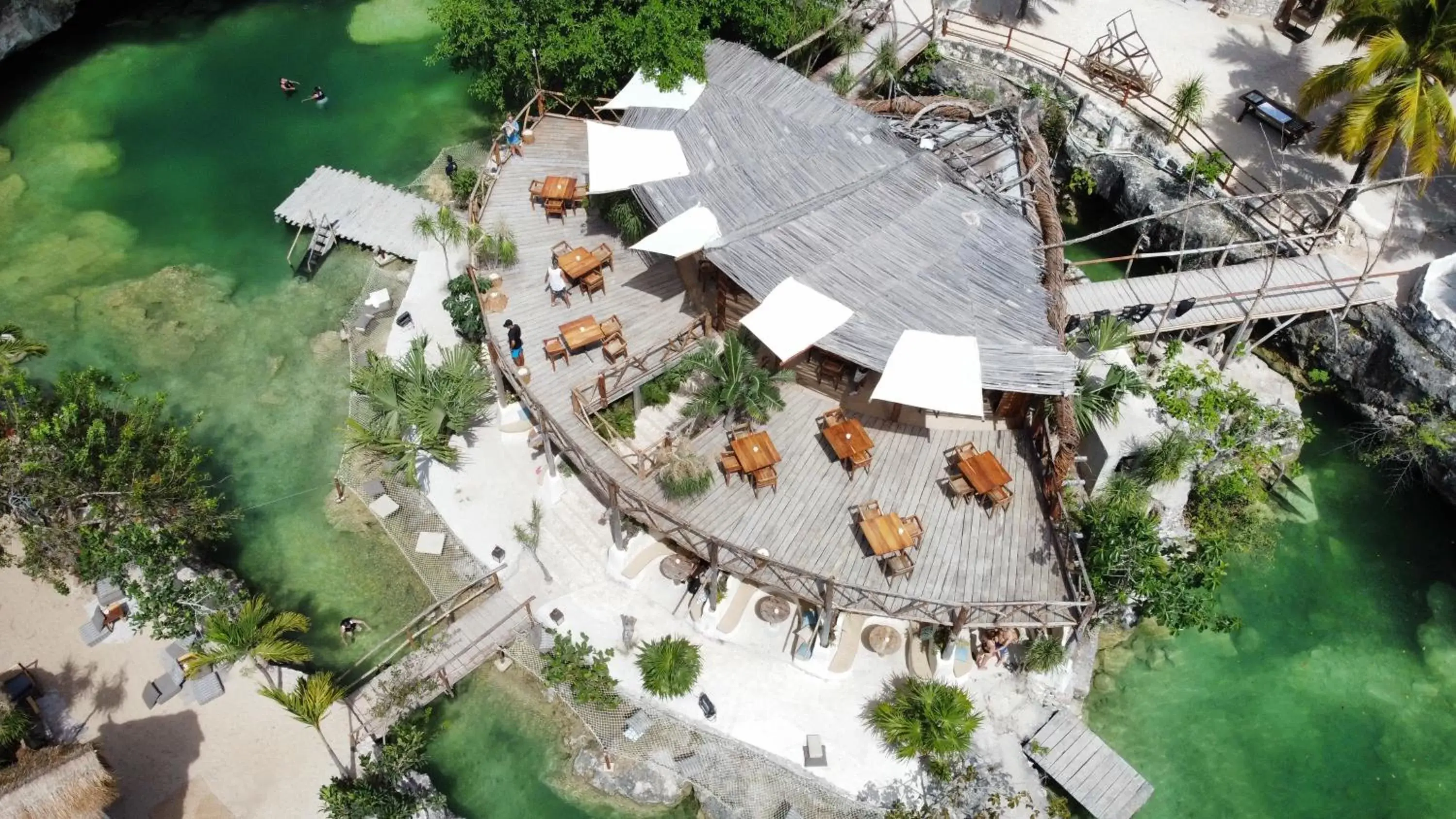 Restaurant/places to eat, Bird's-eye View in BH HOTEL & CENOTE TULUM - Adults Only