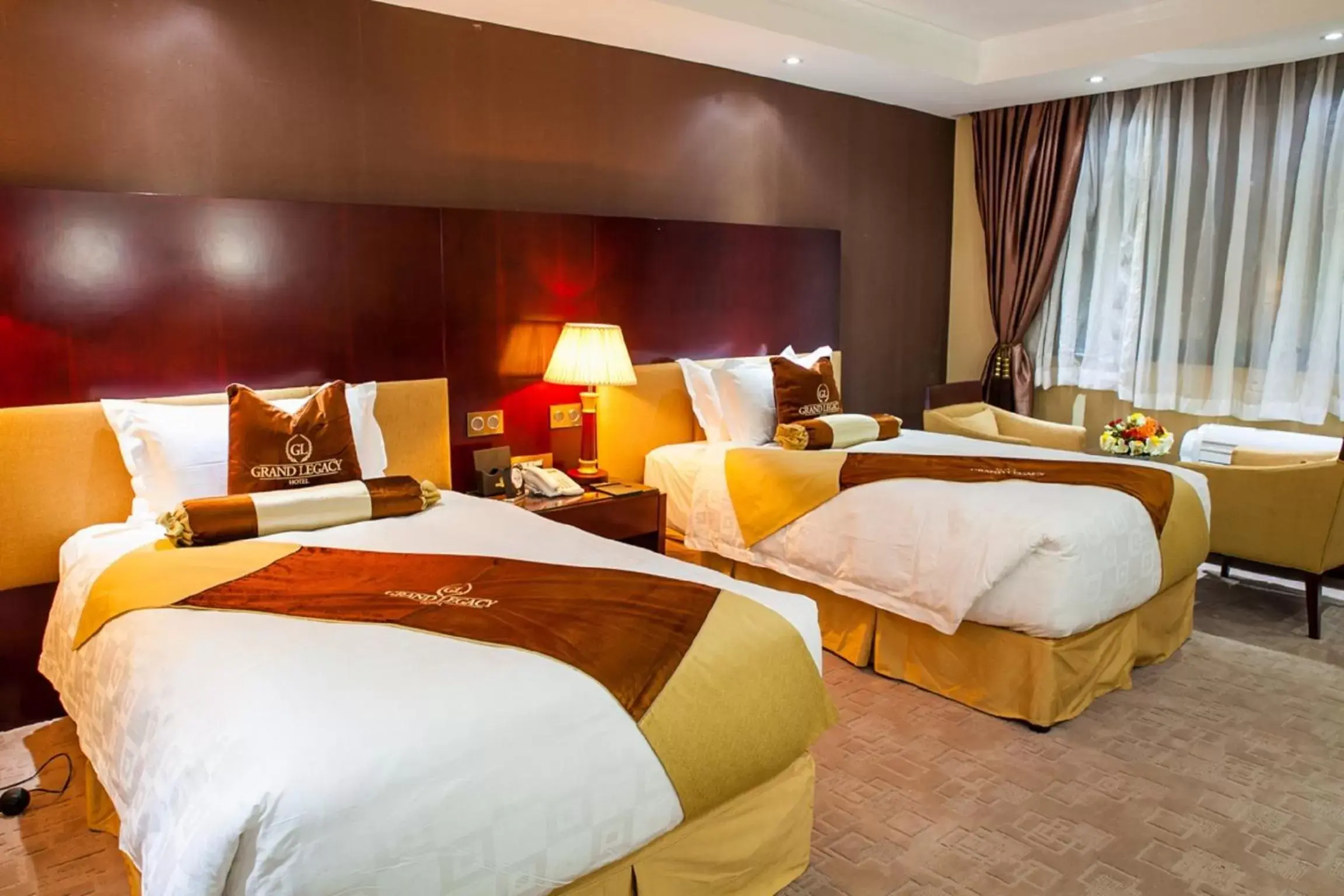 Bedroom, Bed in Grand Legacy Hotel