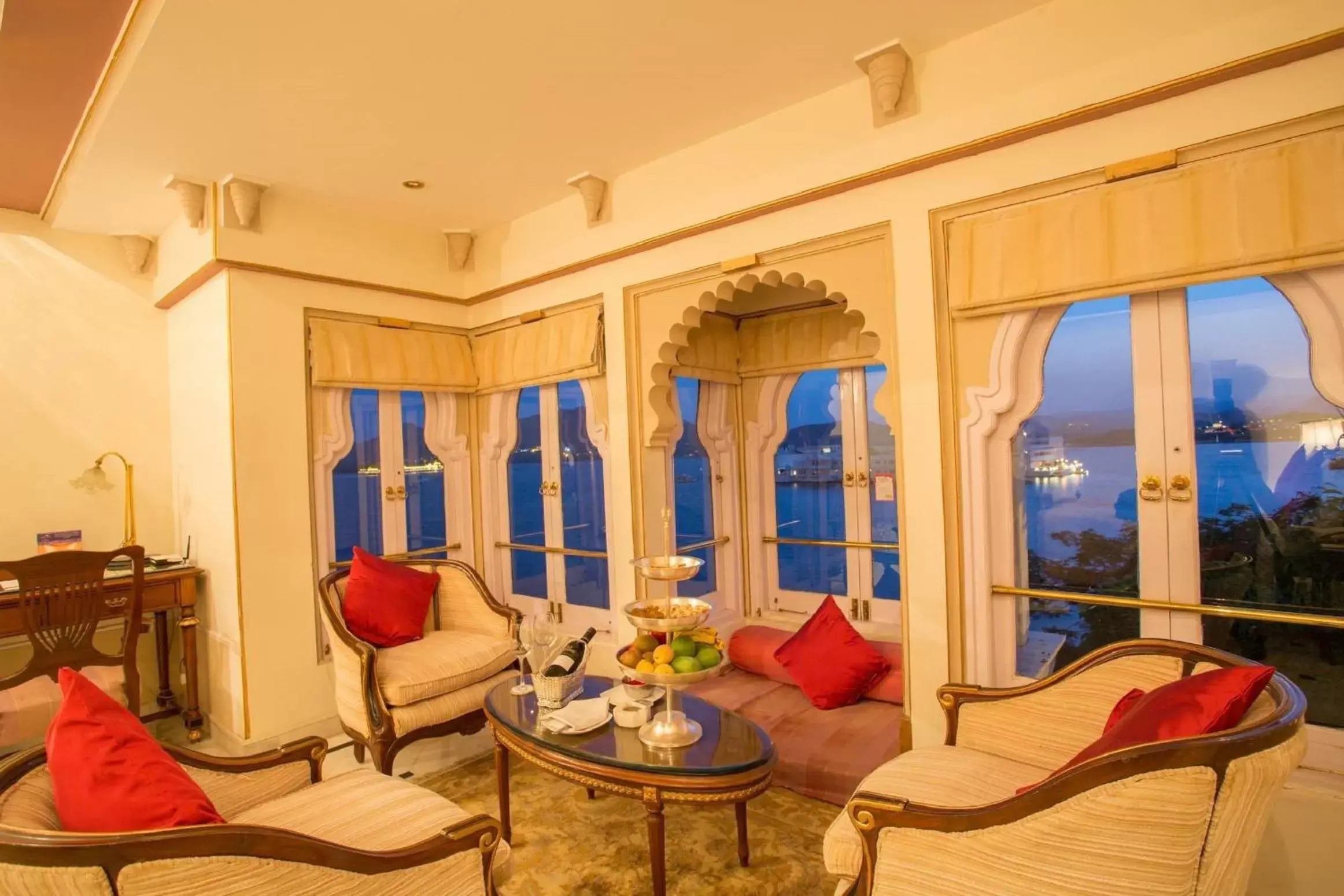 Seating Area in Taj Fateh Prakash Palace Udaipur