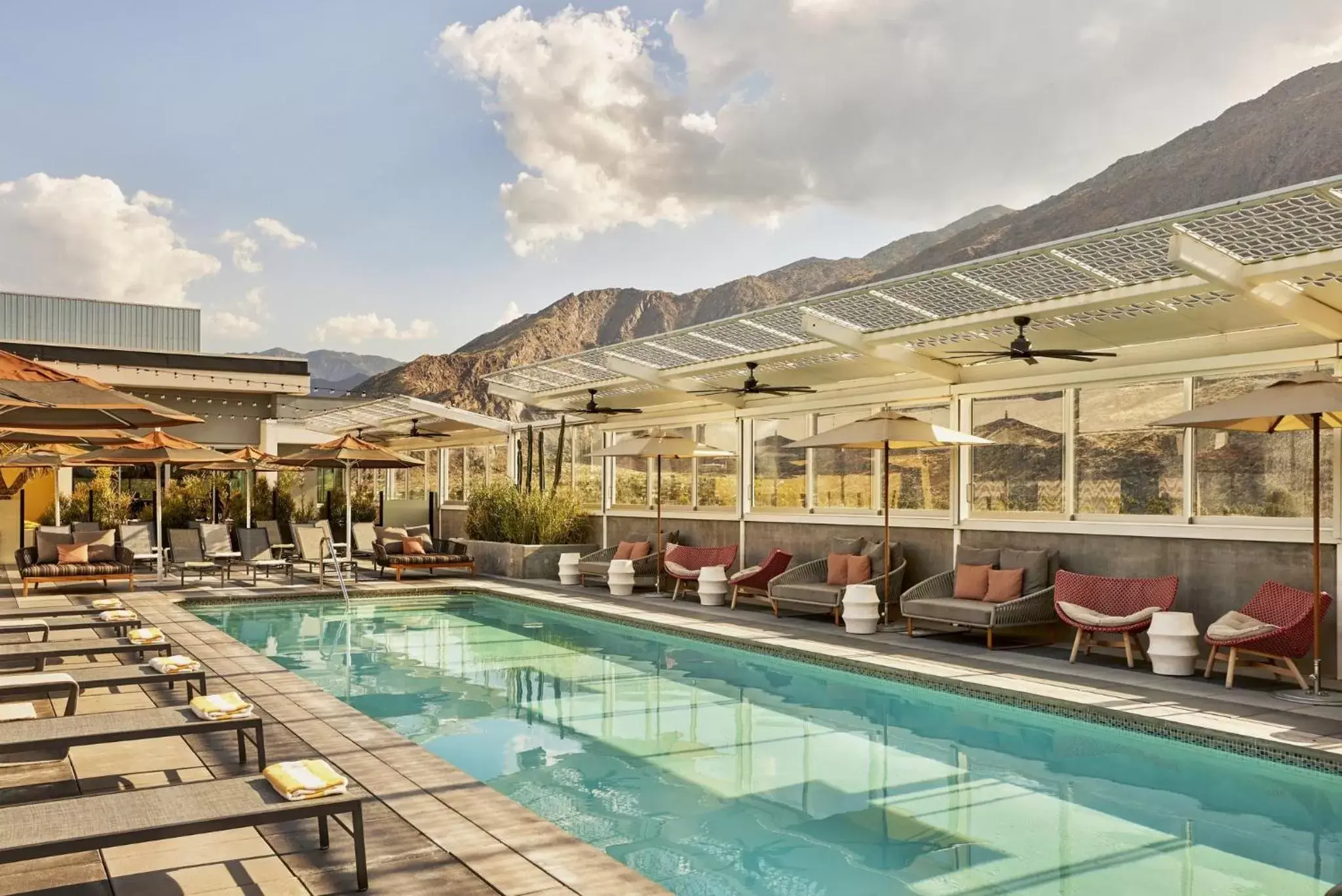 Property building, Swimming Pool in Kimpton Rowan Palm Springs Hotel, an IHG Hotel