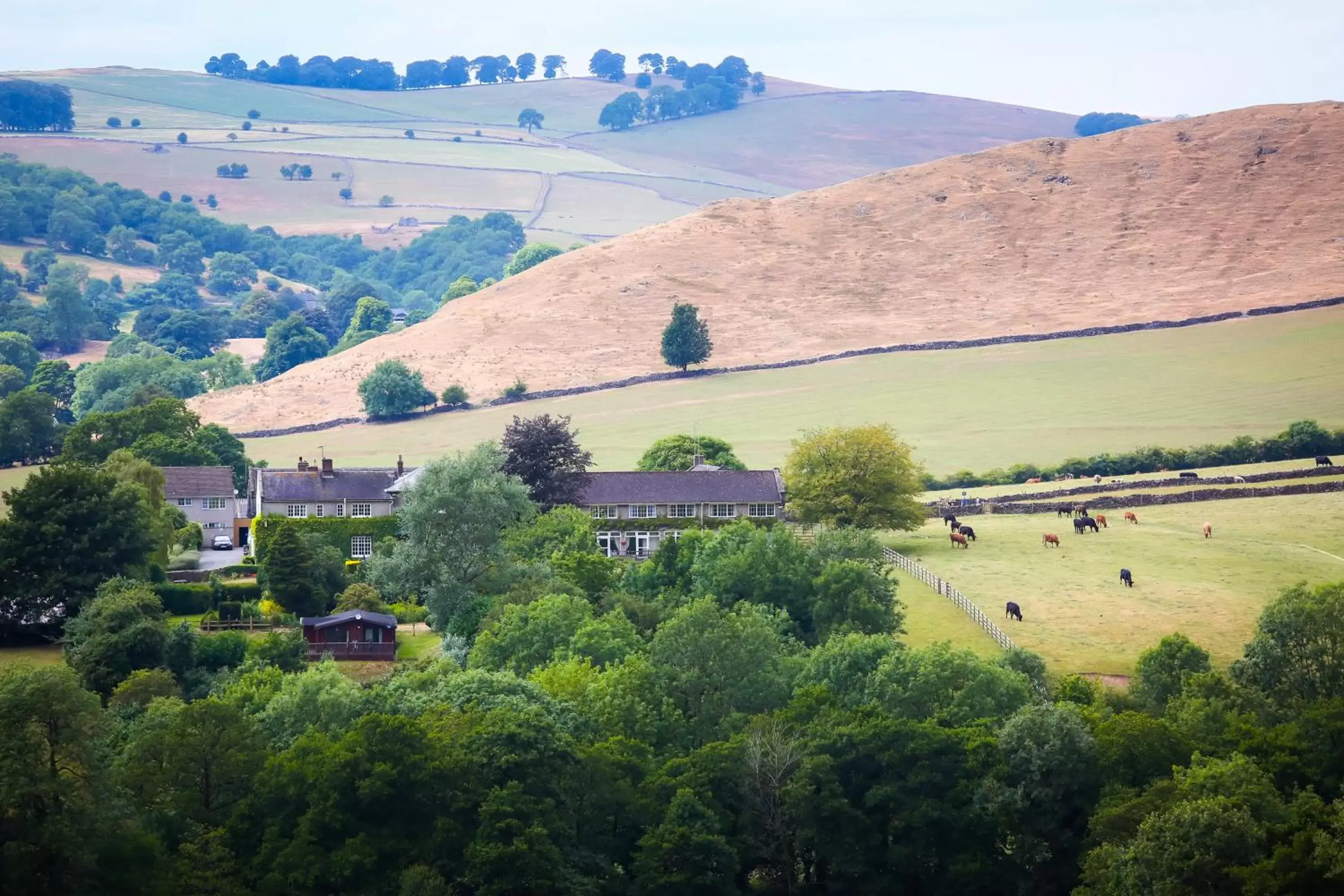 Natural landscape, Bird's-eye View in The Izaak Walton Country House Hotel
