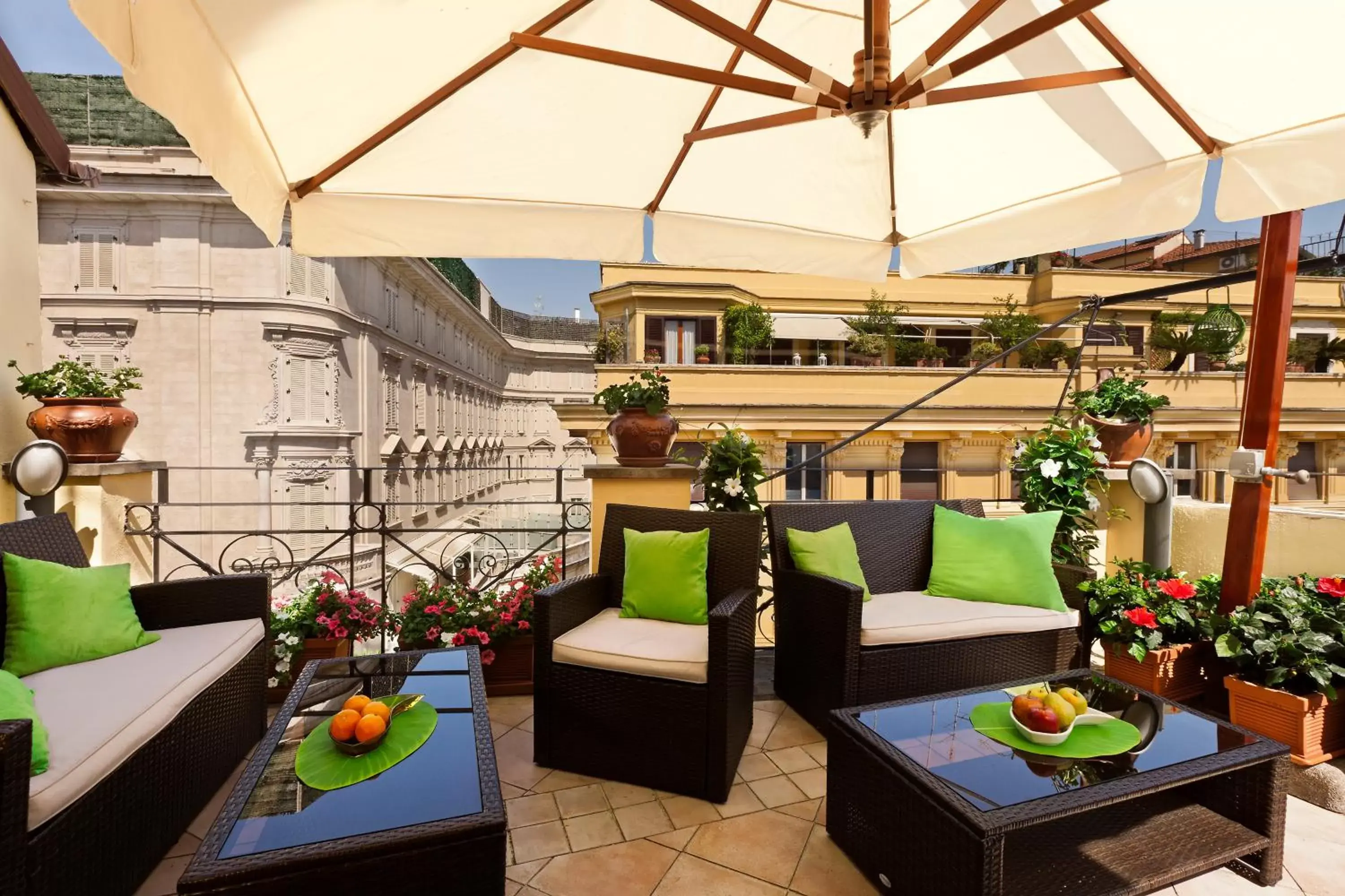 Balcony/Terrace in Hotel La Fenice