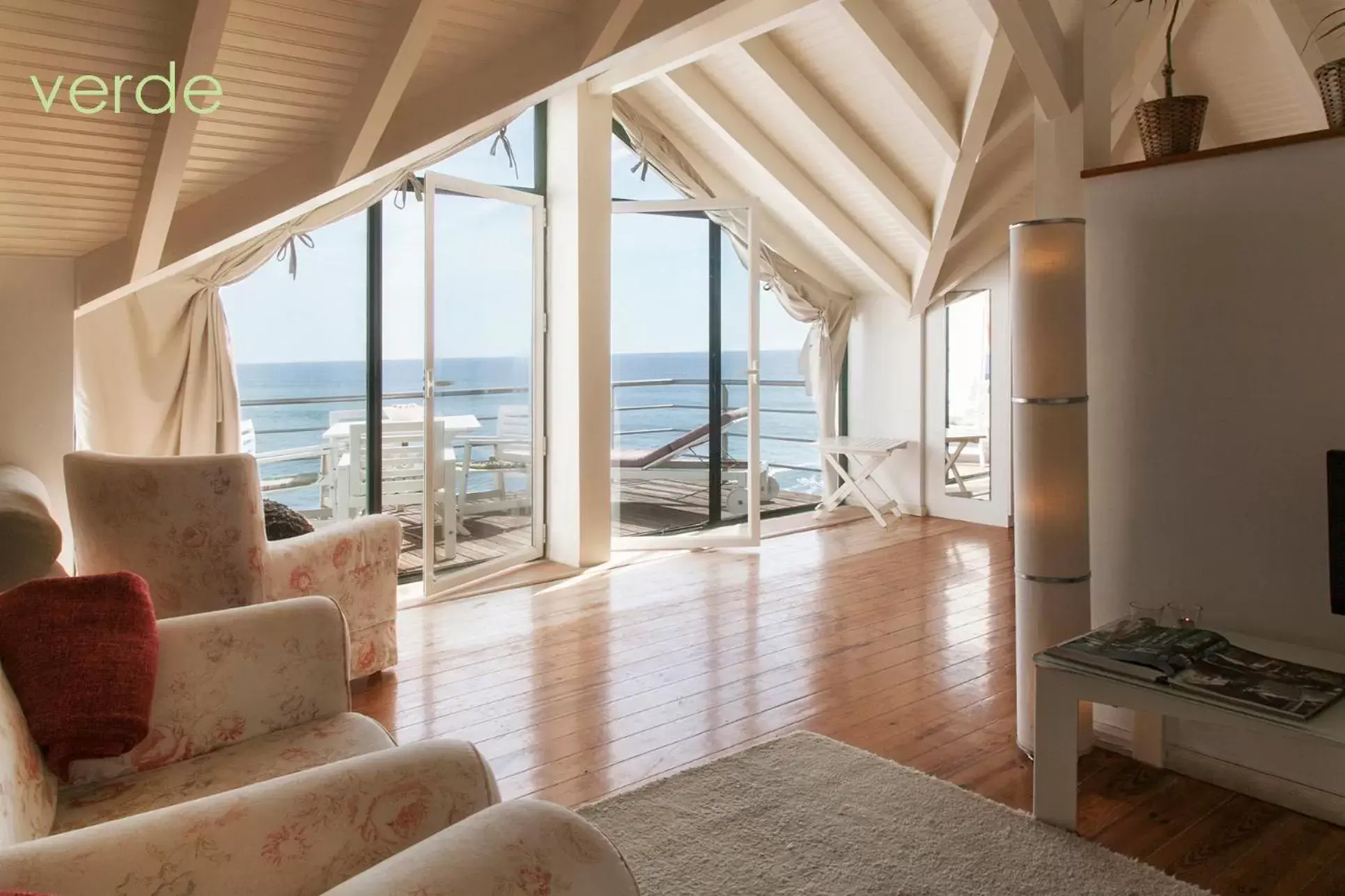 Library, Sea View in Casa d'Arriba