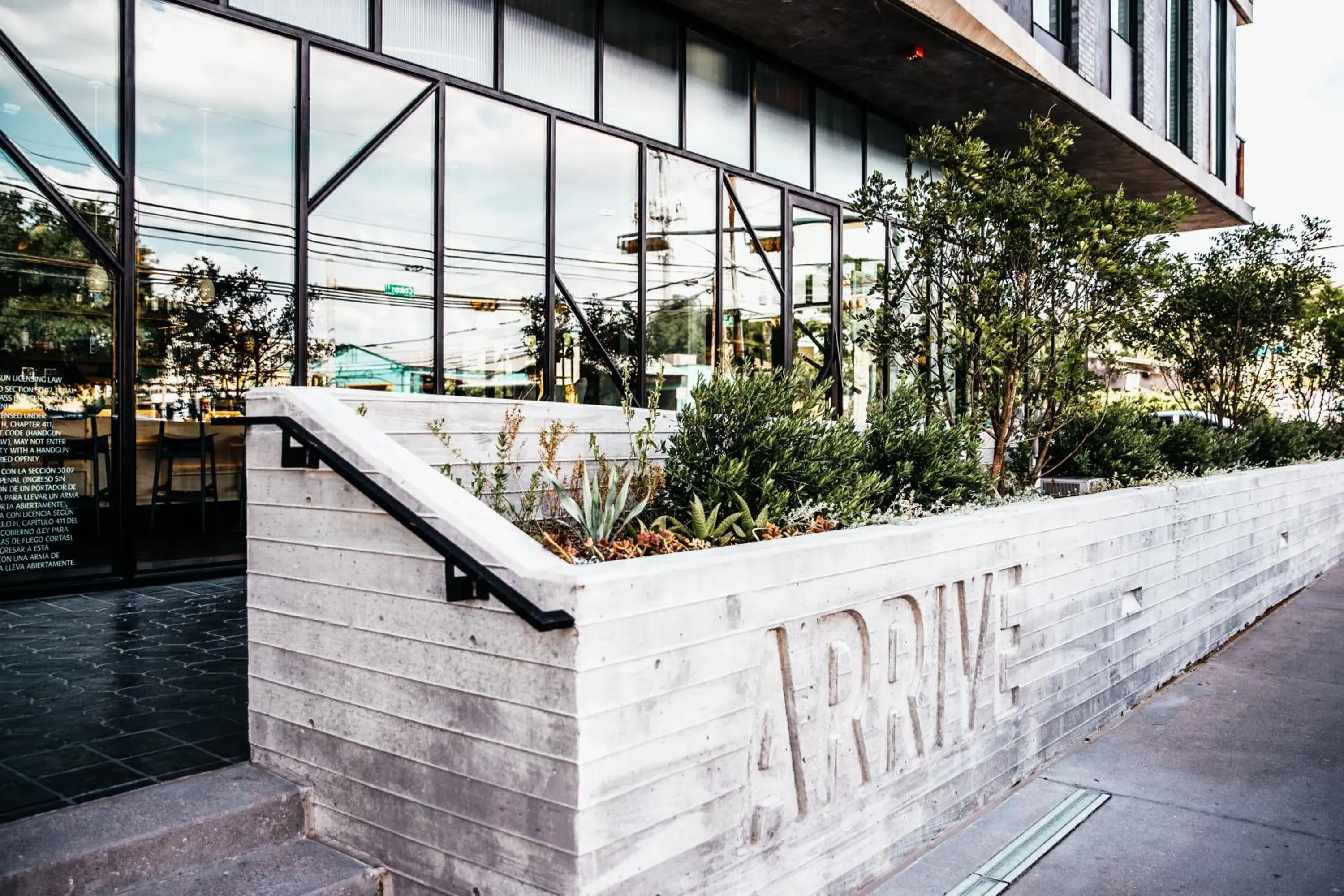 Facade/entrance in ARRIVE Austin Facade/entrance in ARRIVE Austin