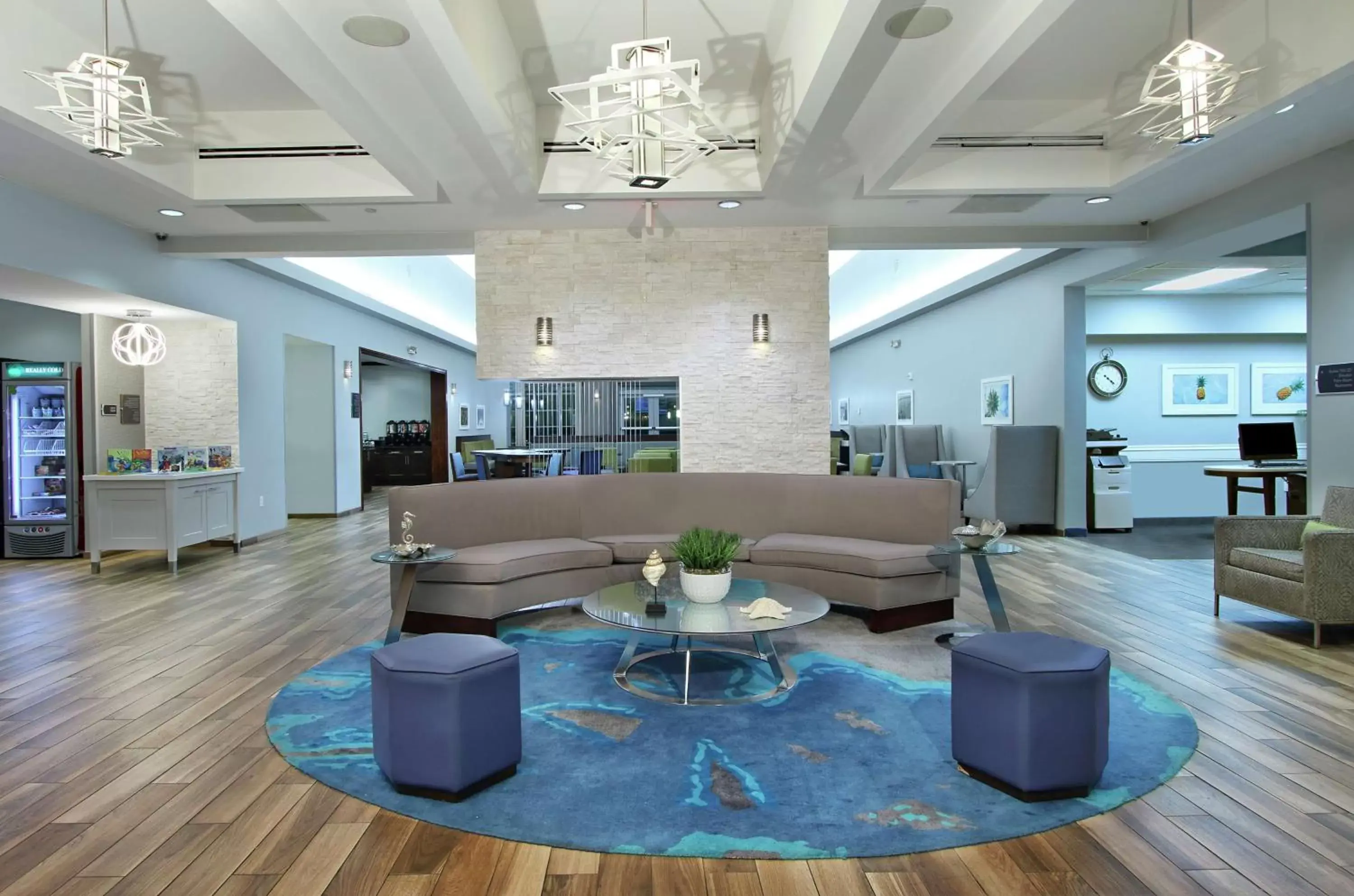 Lobby or reception, Lobby/Reception in Homewood Suites by Hilton Fort Lauderdale Airport-Cruise Port