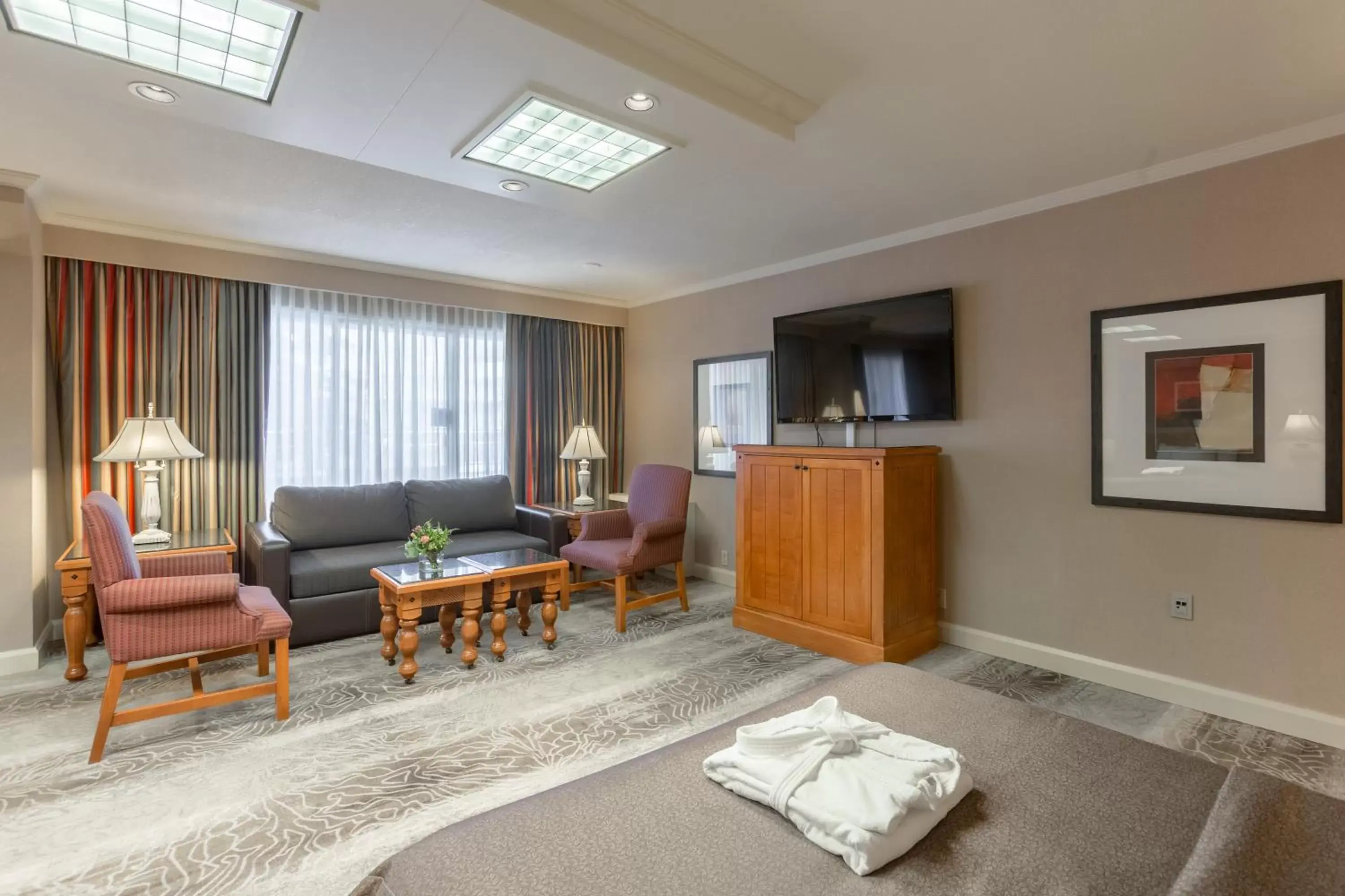 Living room, Seating Area in Banff Park Lodge