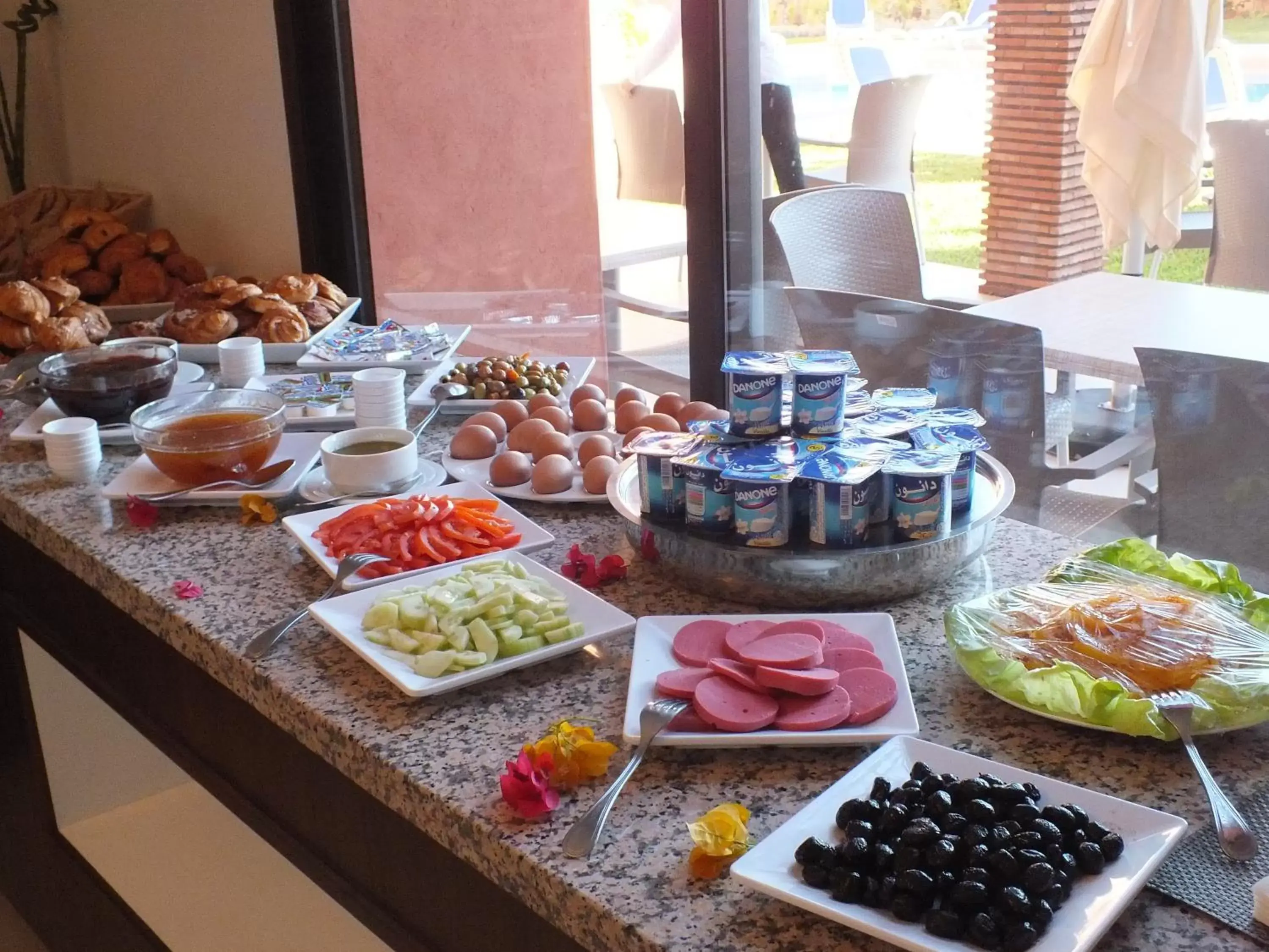 Food and drinks in Hotel Relax Marrakech