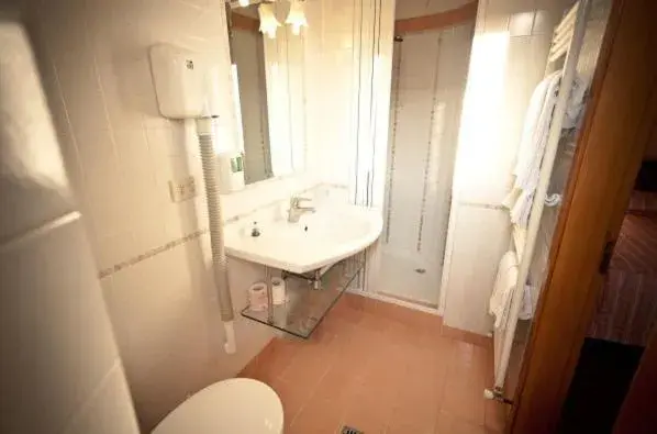 Shower, Bathroom in Hotel Ambra Palace