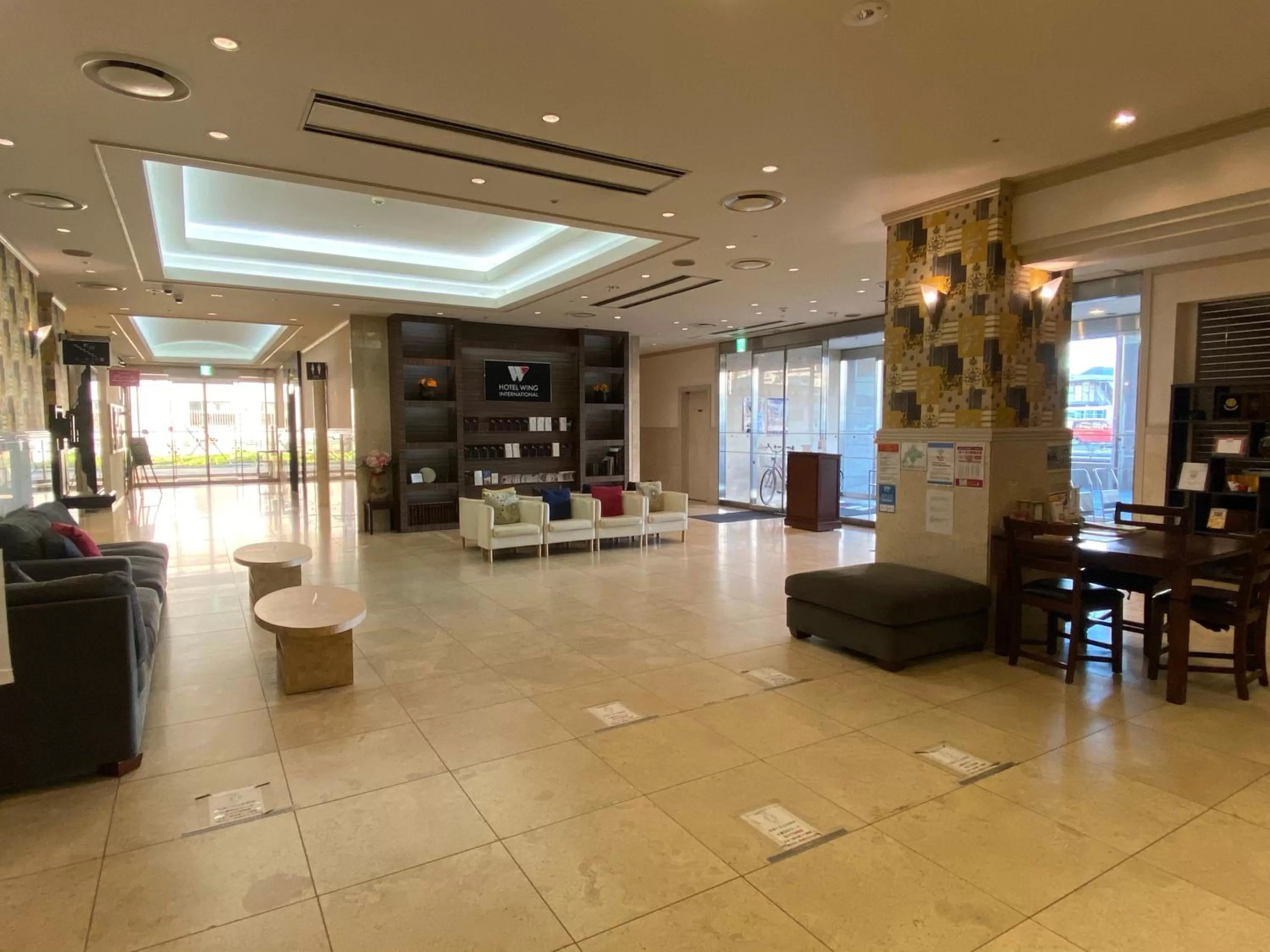 Lobby or reception in Hotel Wing International Tomakomai